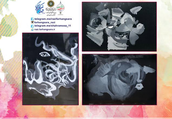 نمایشگاه هنرمند کم‌توان جسمی در نگارخانه فانوس