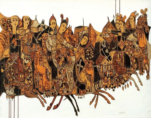 A reminder of the war in painting A reminder of the war in painting