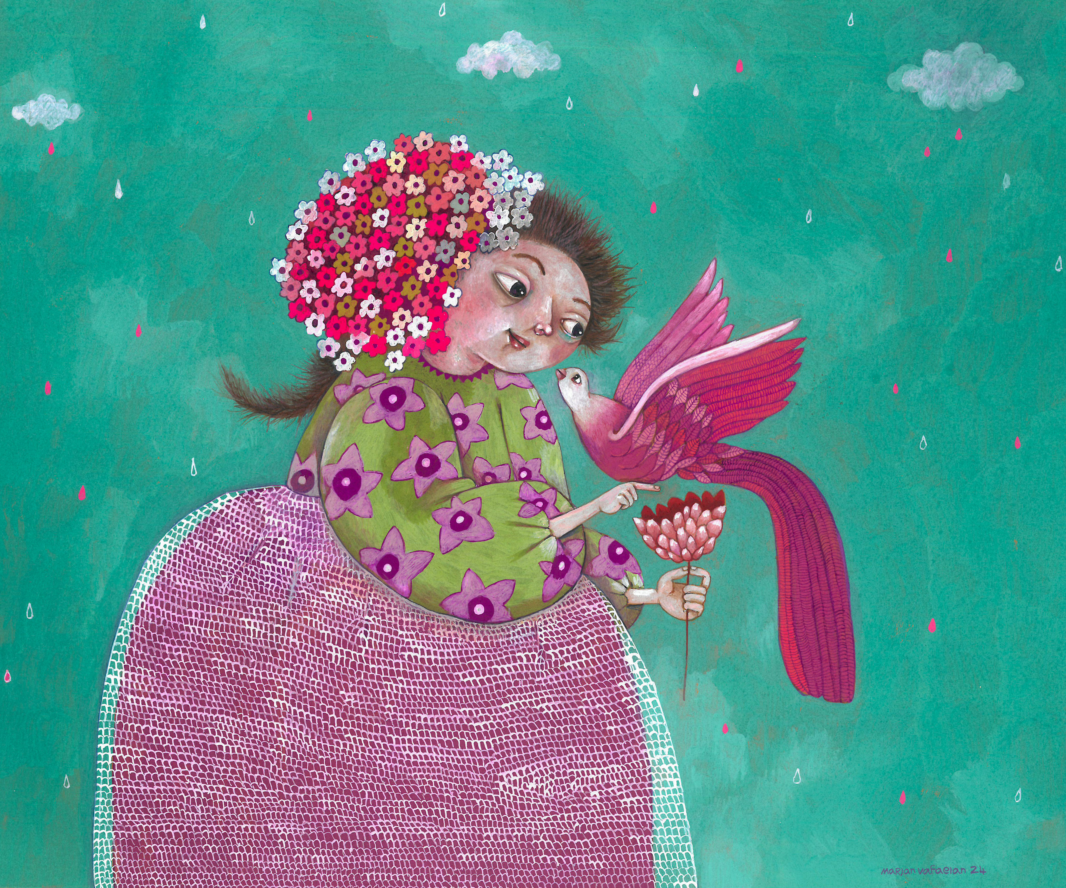 Artwork Spring by marjan vafaeian Artwork Spring by marjan vafaeian