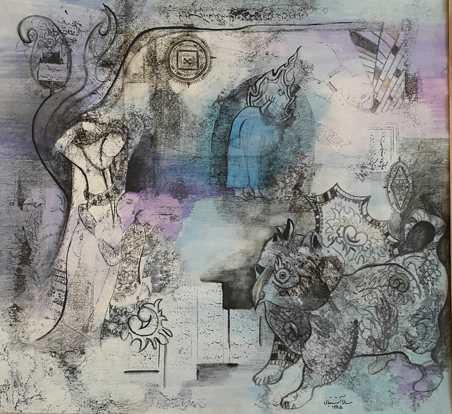 اثر بدون عنوان از سارا آشتیانی اثر بدون عنوان از سارا آشتیانی