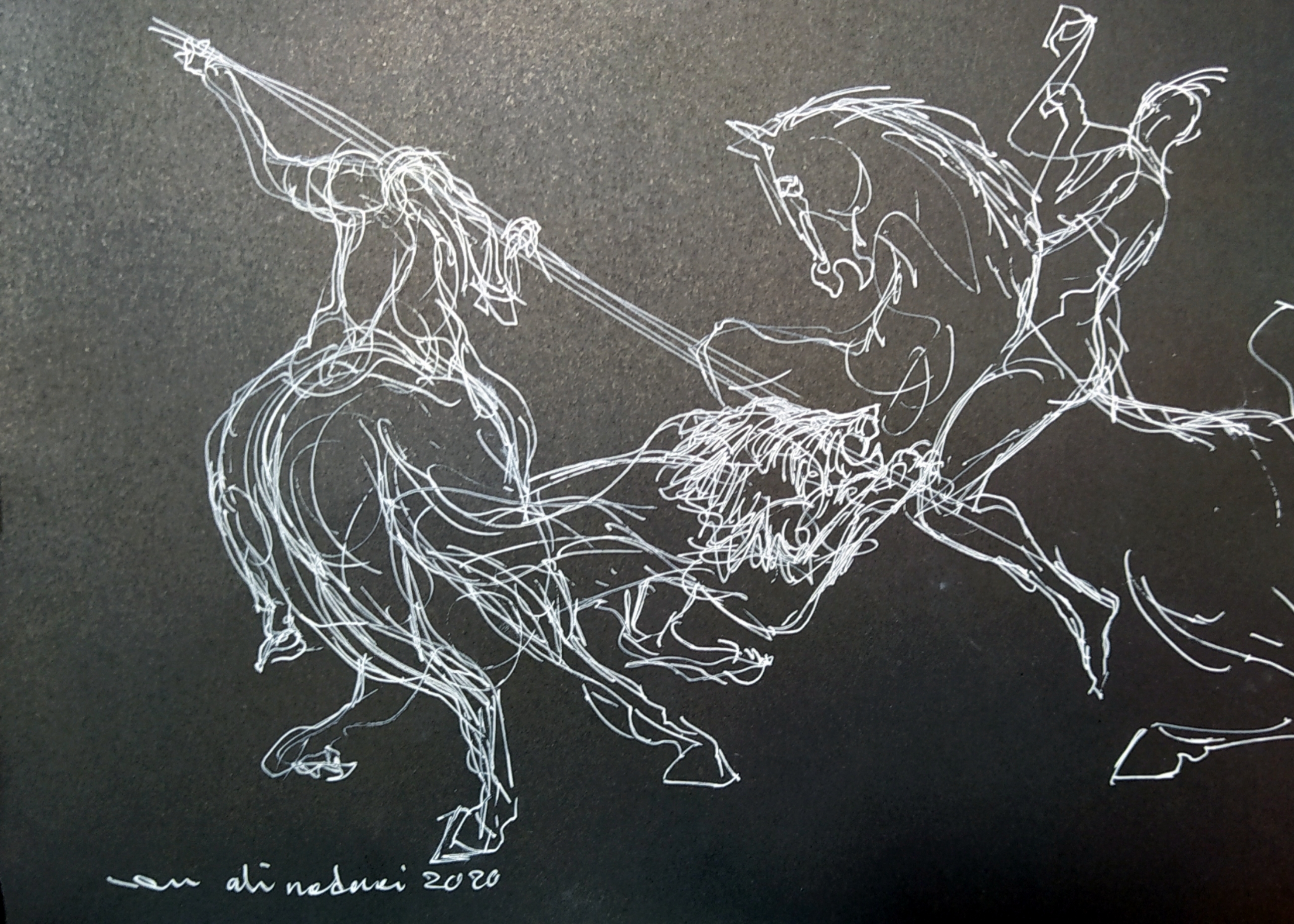 اثر بدون عنوان از علی ندایی اثر بدون عنوان از علی ندایی