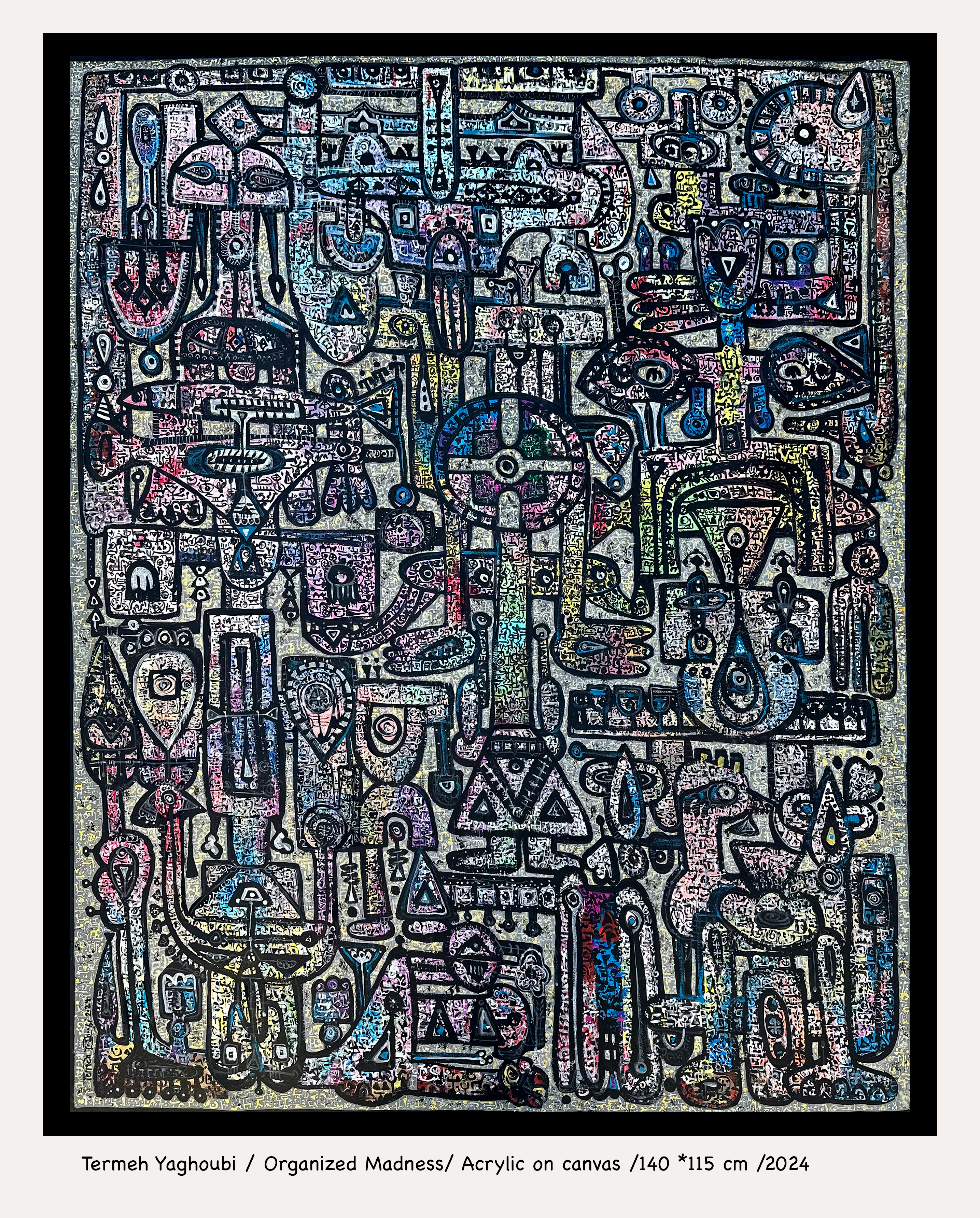 Artwork Organized madness by Termeh Yaghoobi Artwork Organized madness by Termeh Yaghoobi