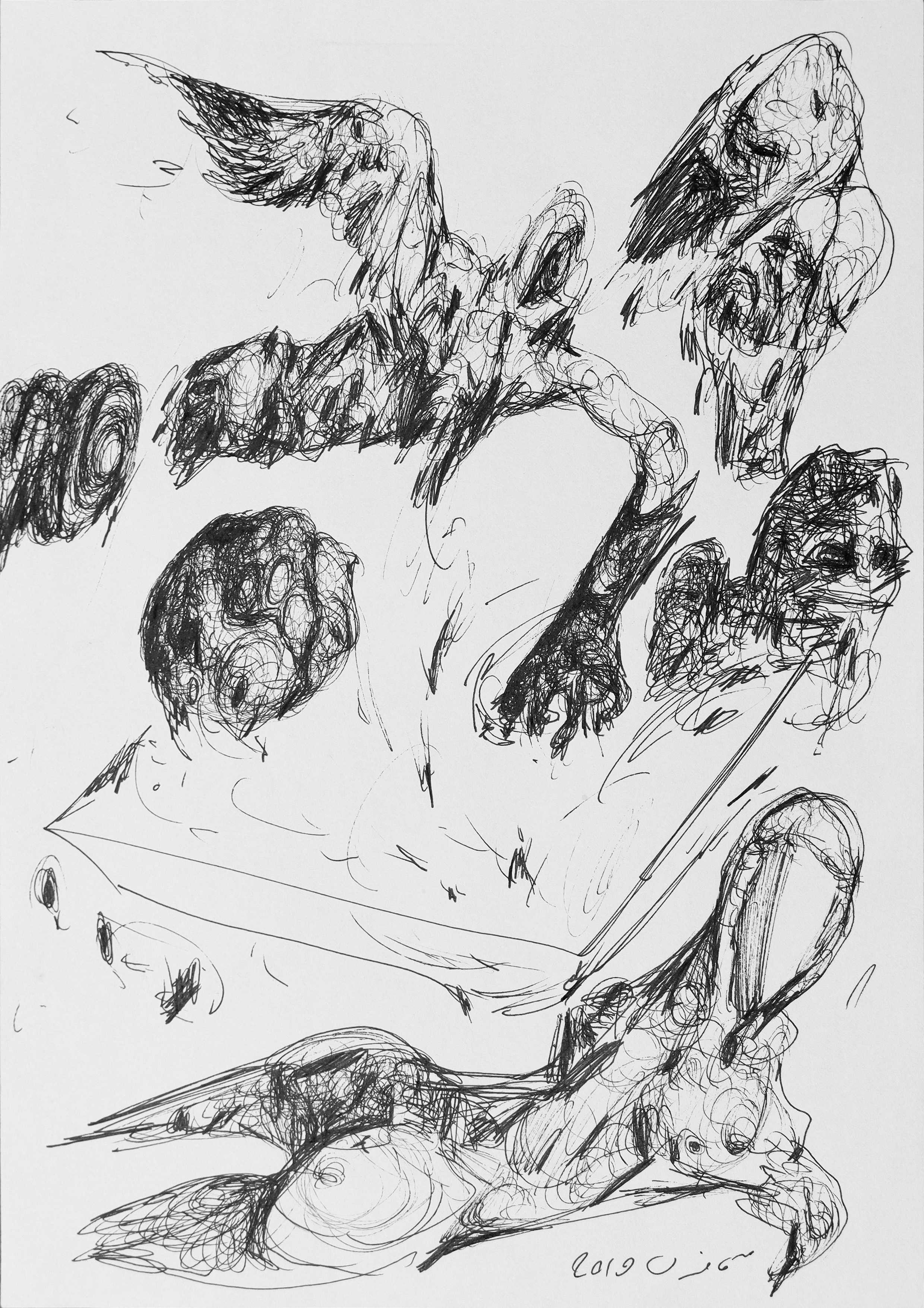 اثر بدون عنوان از فرهاد گاوزن اثر بدون عنوان از فرهاد گاوزن