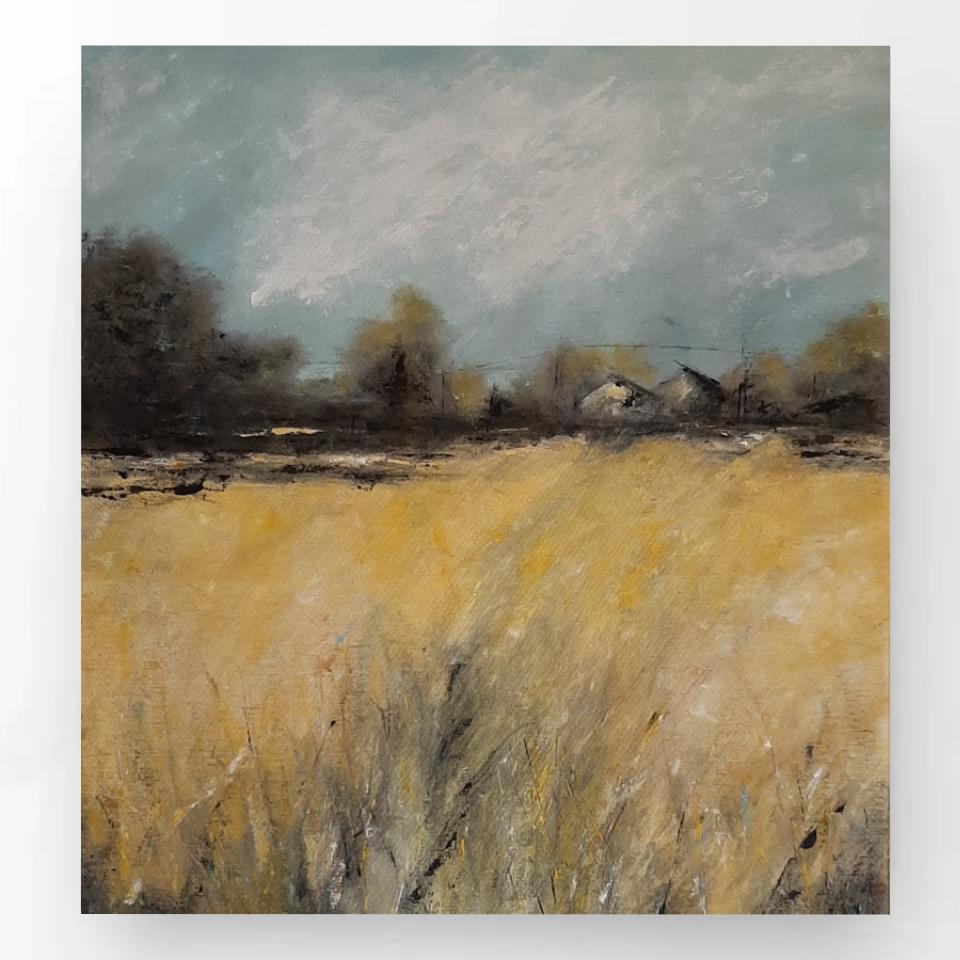 Artwork Golden serenity by Ziba sayari Artwork Golden serenity by Ziba sayari