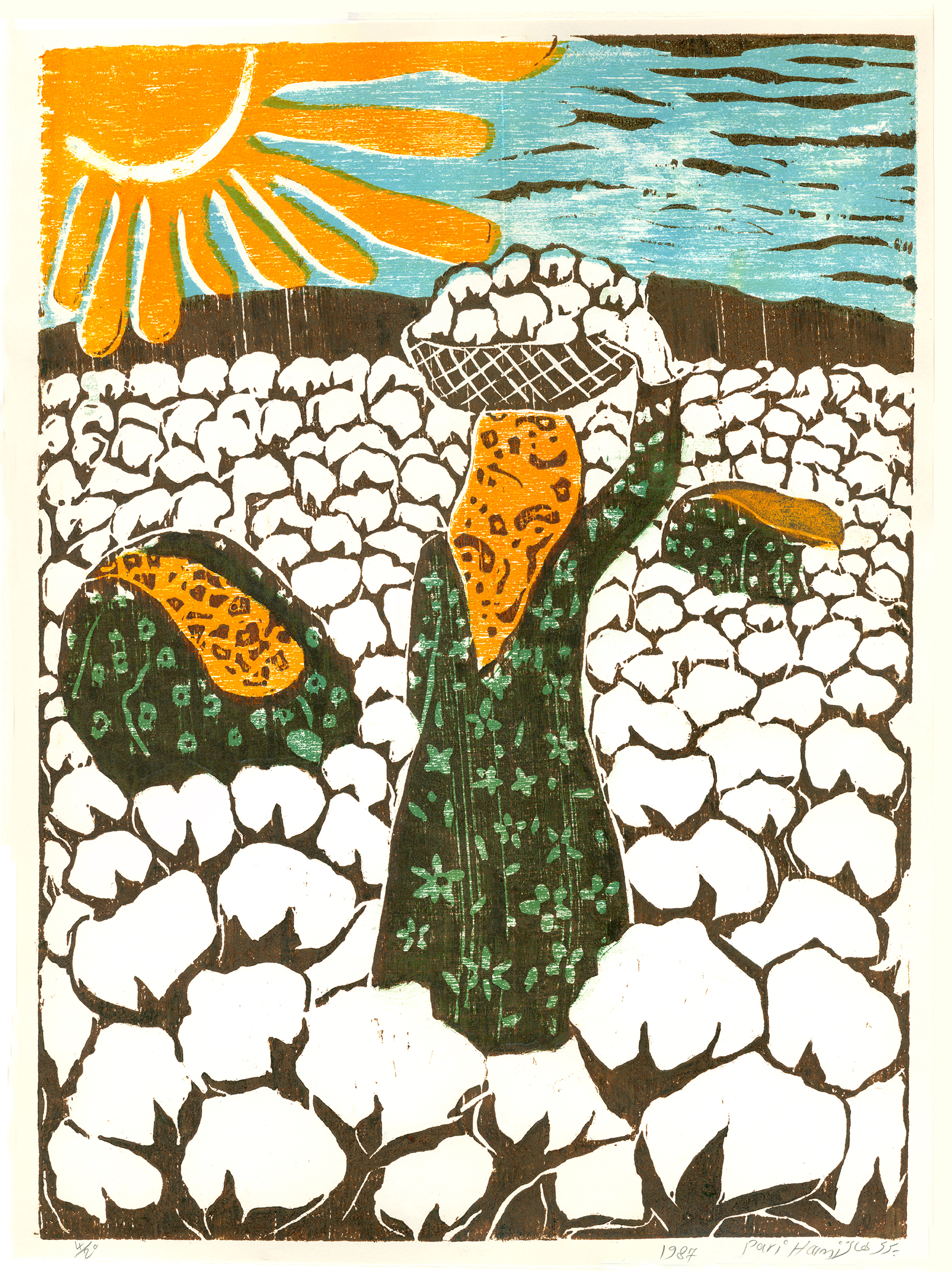 Artwork cottonfarm by Parvin Hanitabaei Artwork cottonfarm by Parvin Hanitabaei