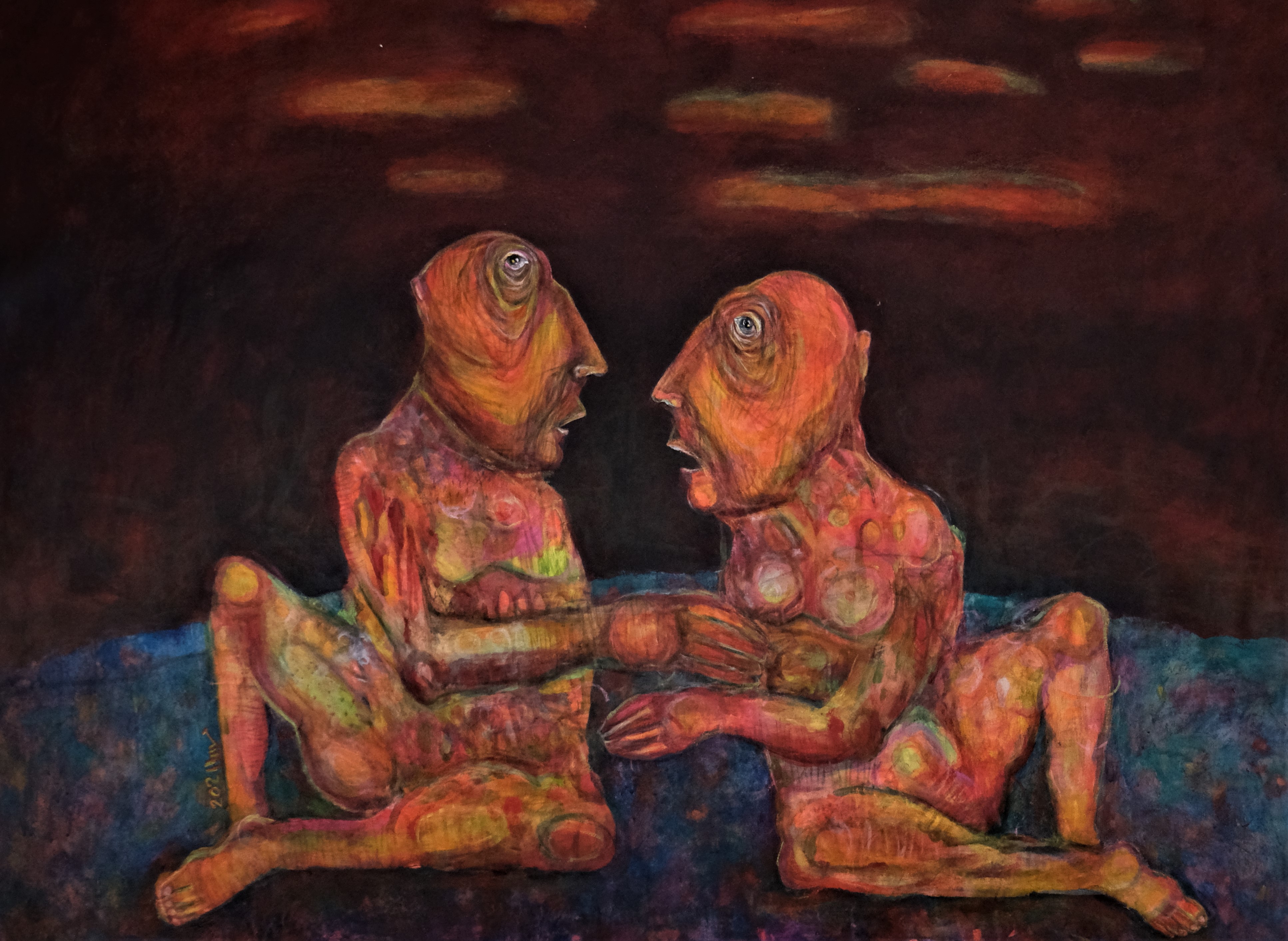 Artwork how to deal with aggressionچگونه با پرخاش کنار بیاییم by Mahsa karimi Artwork how to deal with aggressionچگونه با پرخاش کنار بیاییم by Mahsa karimi