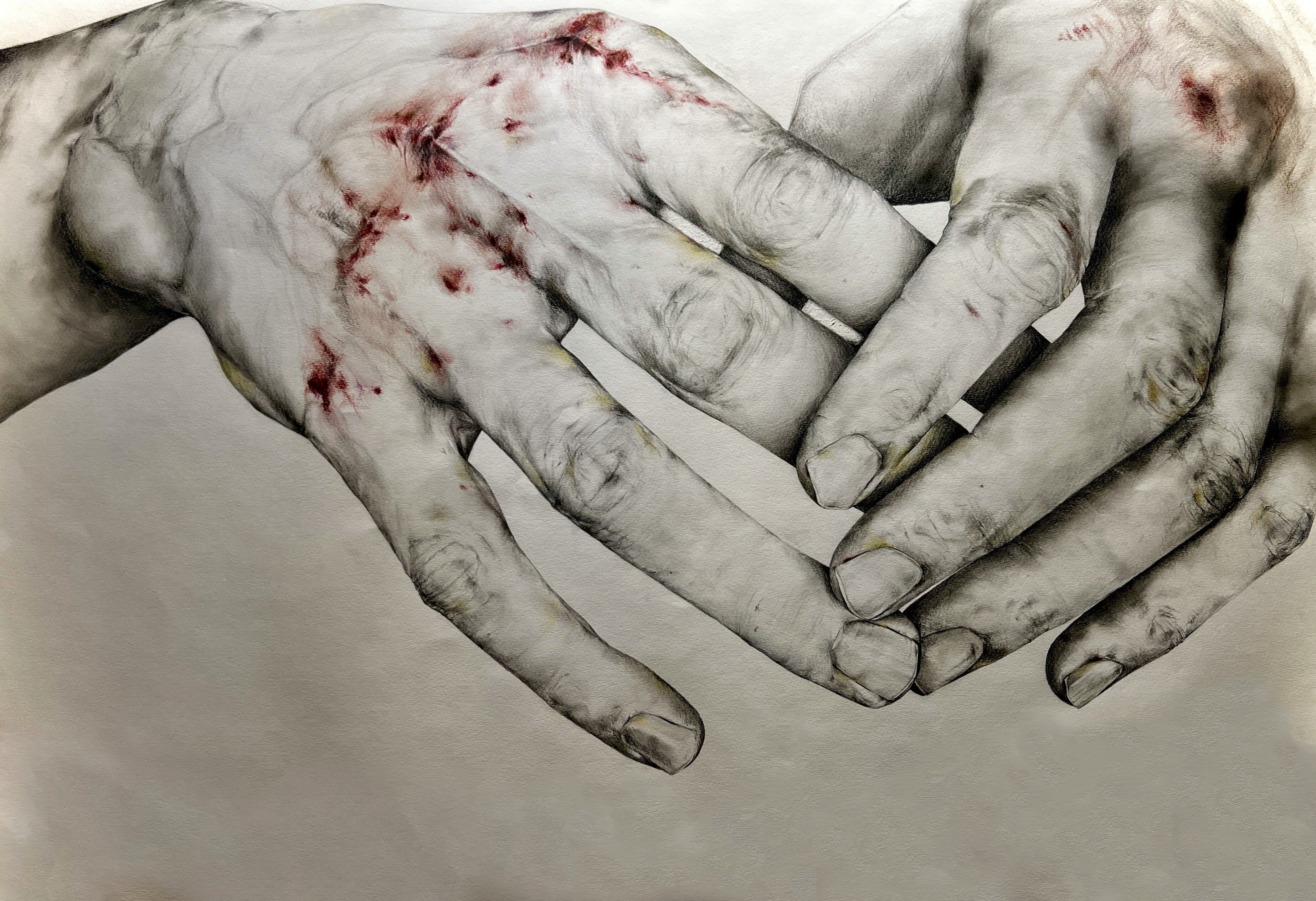 Artwork cherry blossoms by Parinaz Hashemi Artwork cherry blossoms by Parinaz Hashemi