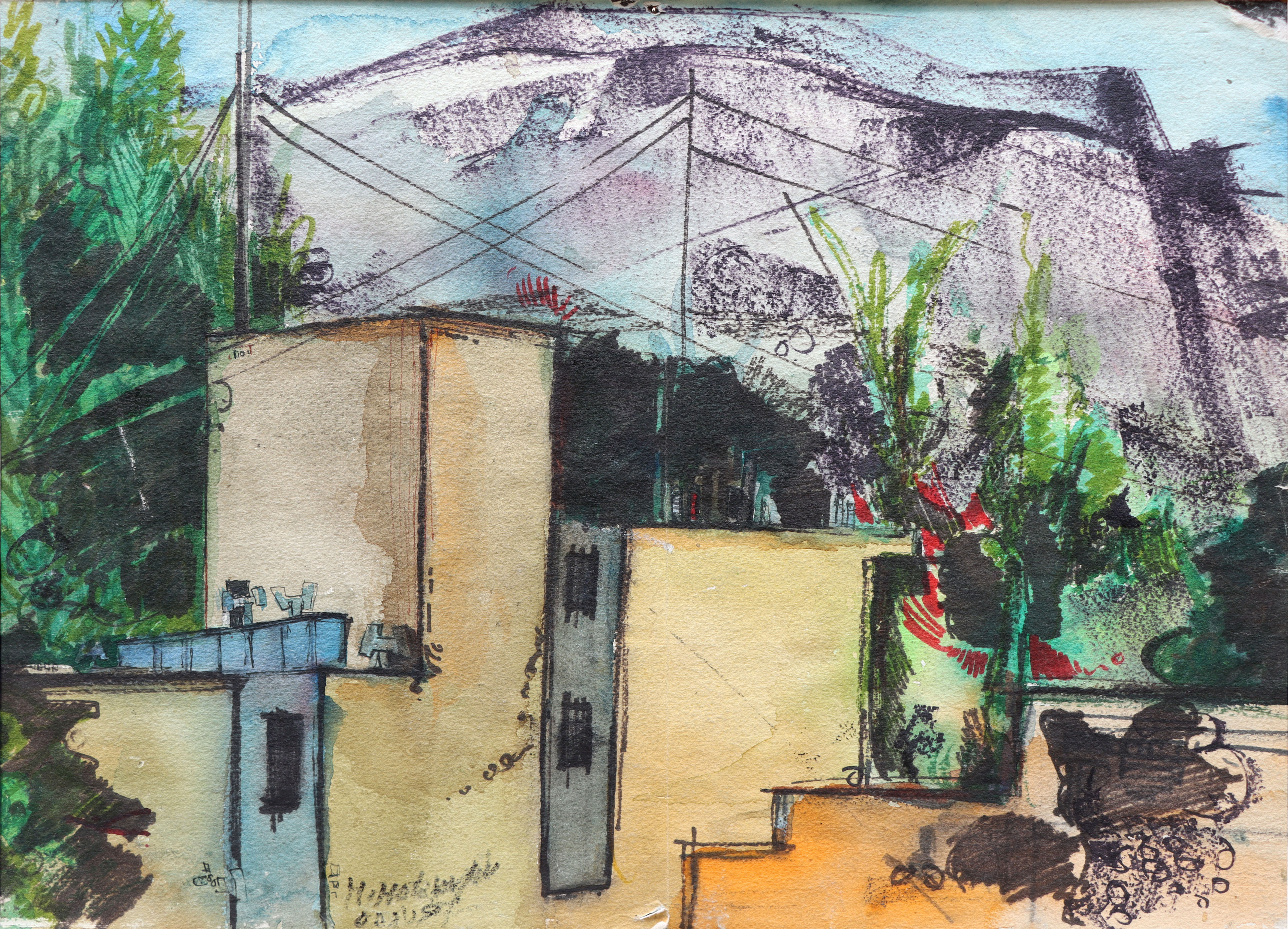 Artwork Untitled by Manouchehr Motabar Artwork Untitled by Manouchehr Motabar