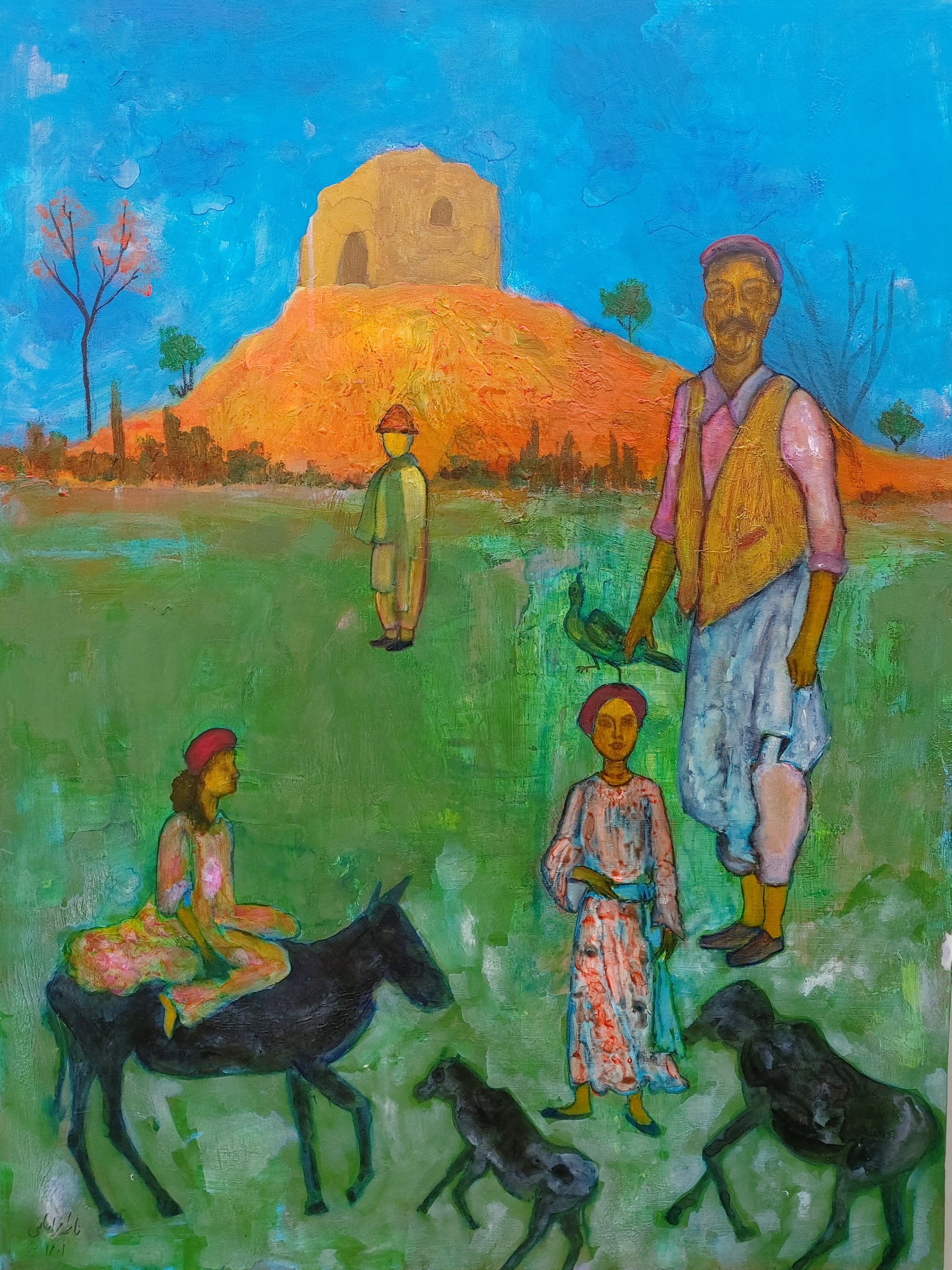 Artwork Desert woman by Fatemeh Farahani Artwork Desert woman by Fatemeh Farahani