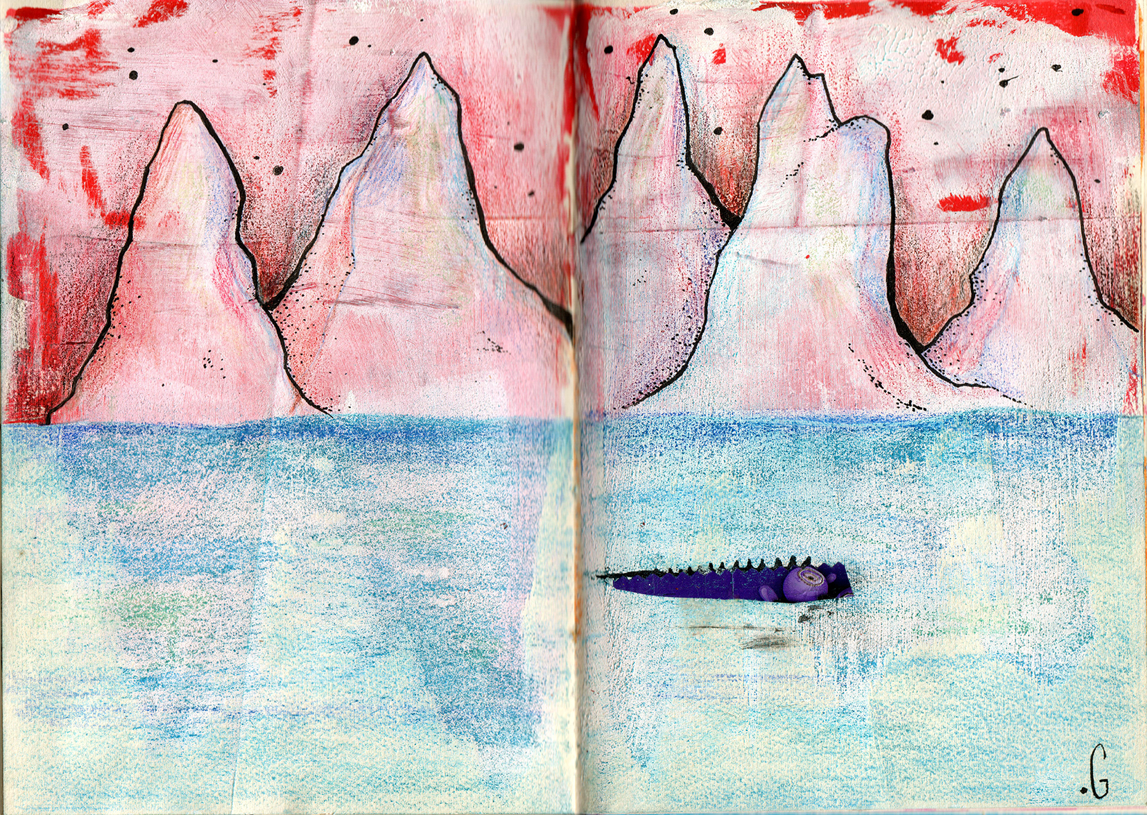 Artwork bloody nature by ghazaleh naghibi Artwork bloody nature by ghazaleh naghibi