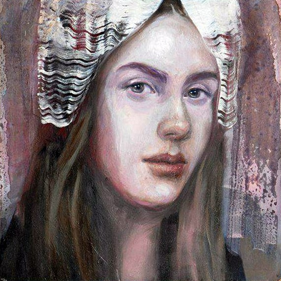 Artwork portrait of silent by mojgan habibi Artwork portrait of silent by mojgan habibi