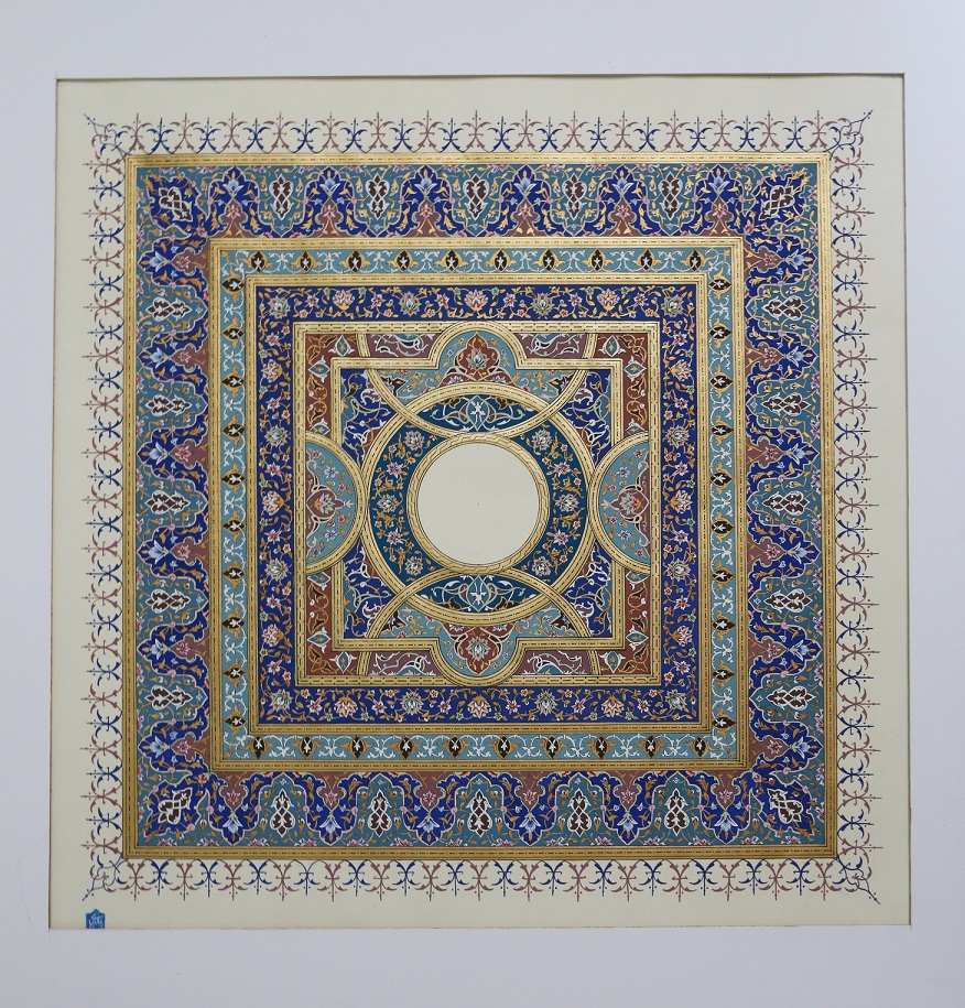 اثر تذهیب مربع از سارا پیامی اثر تذهیب مربع از سارا پیامی