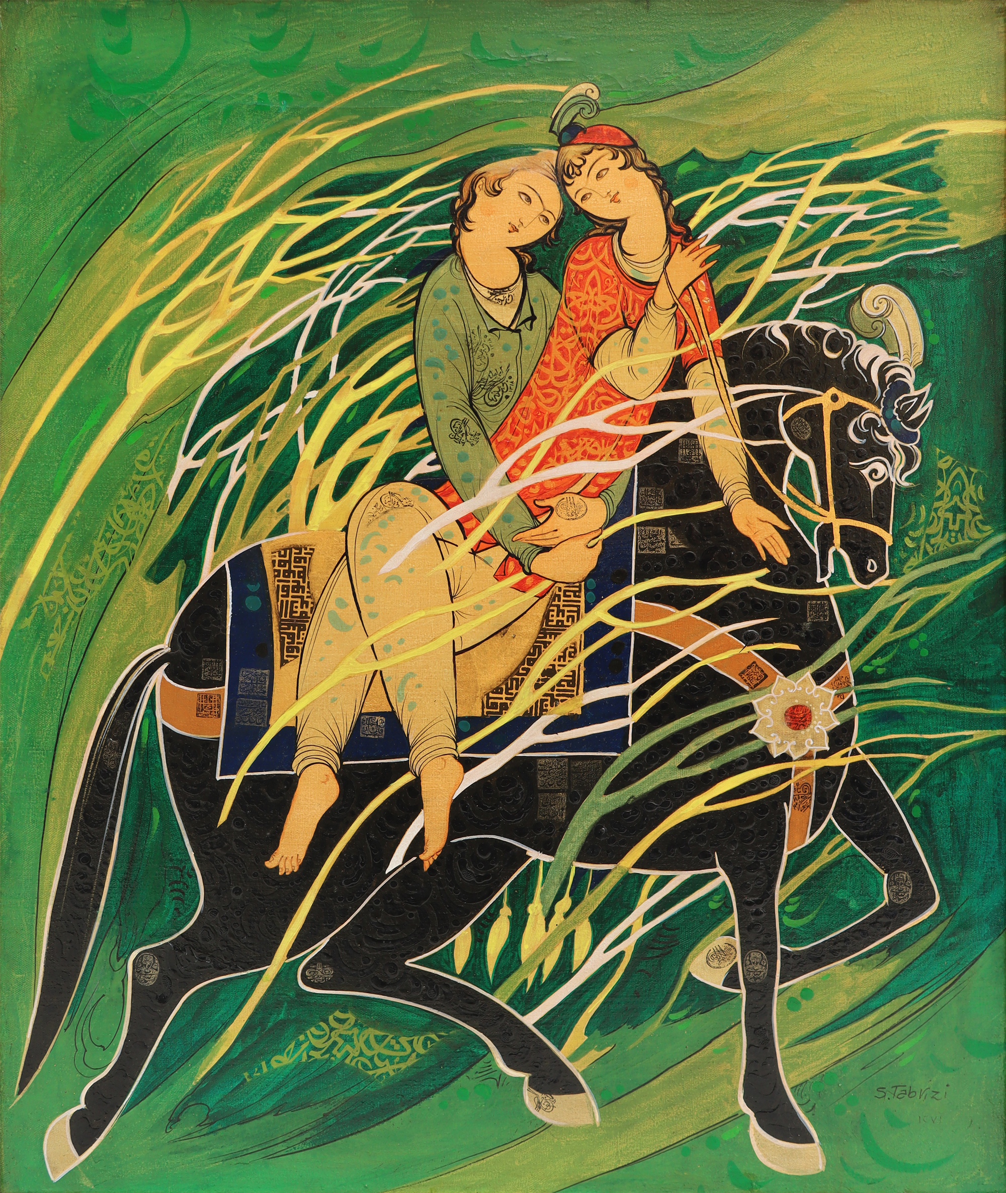 اثر بدون عنوان از صادق تبریزی اثر بدون عنوان از صادق تبریزی