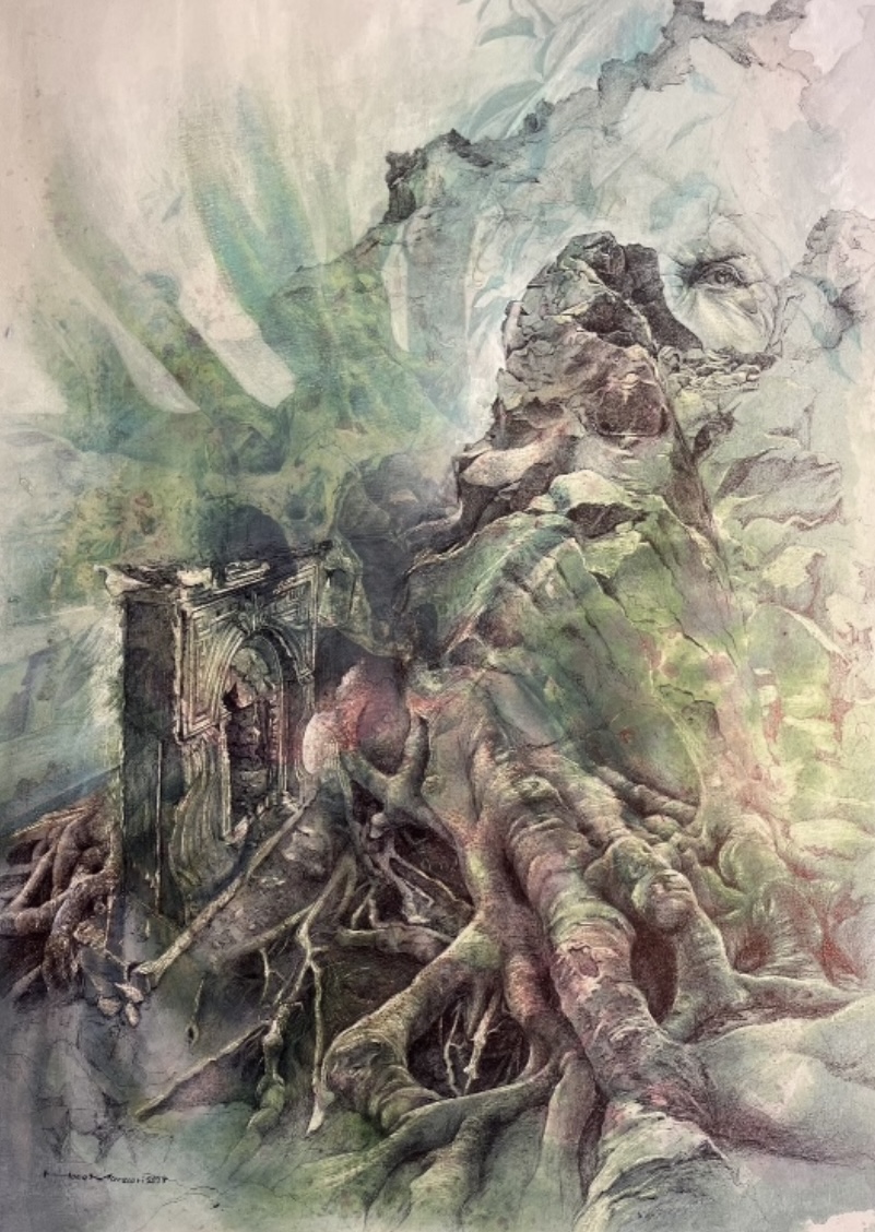 Artwork footprints of life by Homa Mansoori Artwork footprints of life by Homa Mansoori