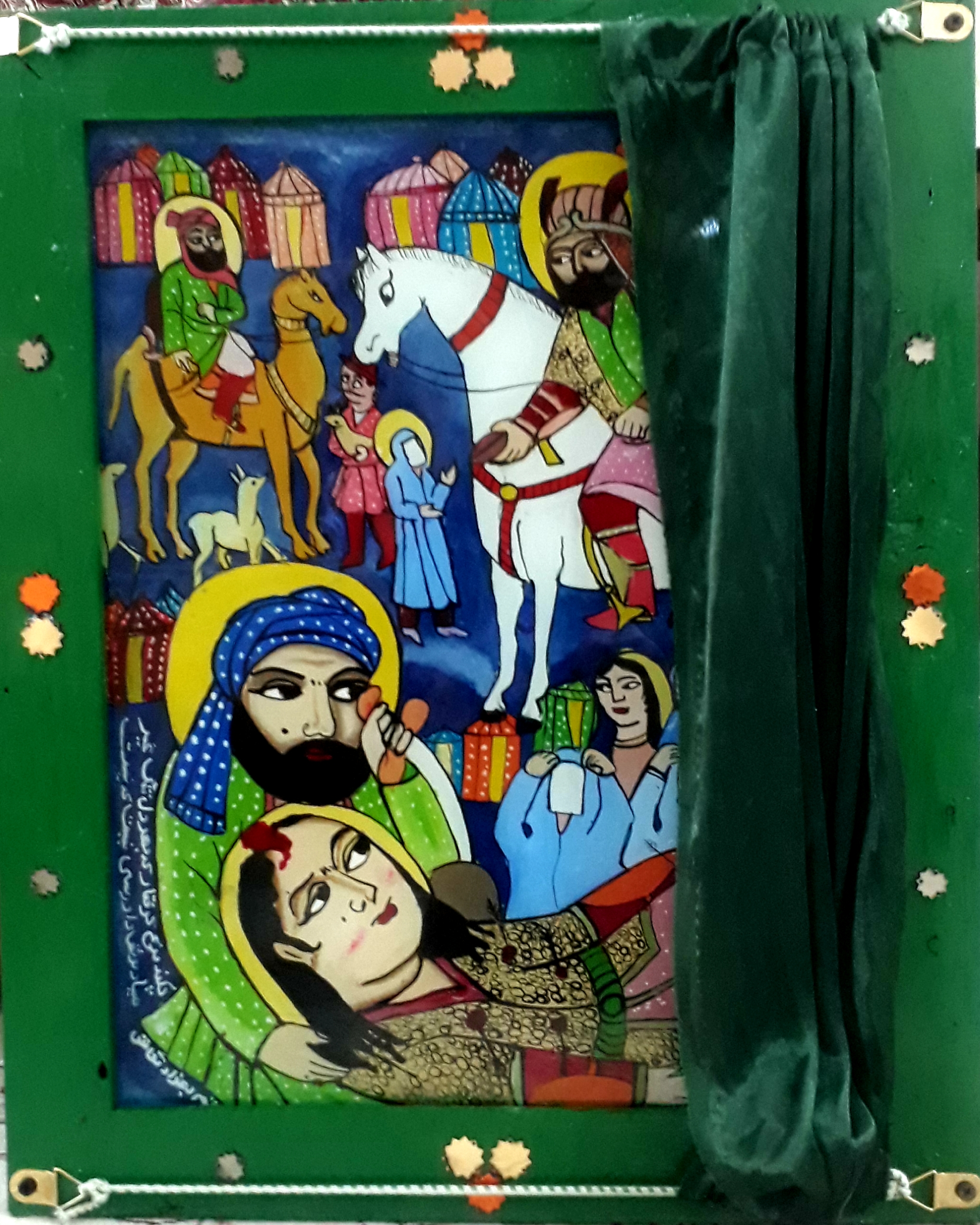 اثر شمایل علی اکبر از بهزاد نقاش اثر شمایل علی اکبر از بهزاد نقاش