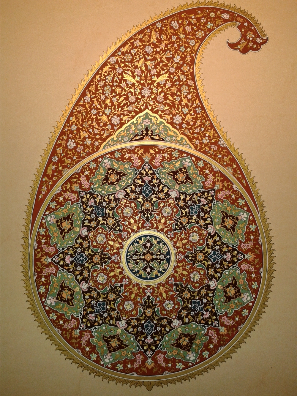 Artwork tazhib_bote jeghe by Golsa Haj Asadpour Razmi Artwork tazhib_bote jeghe by Golsa Haj Asadpour Razmi