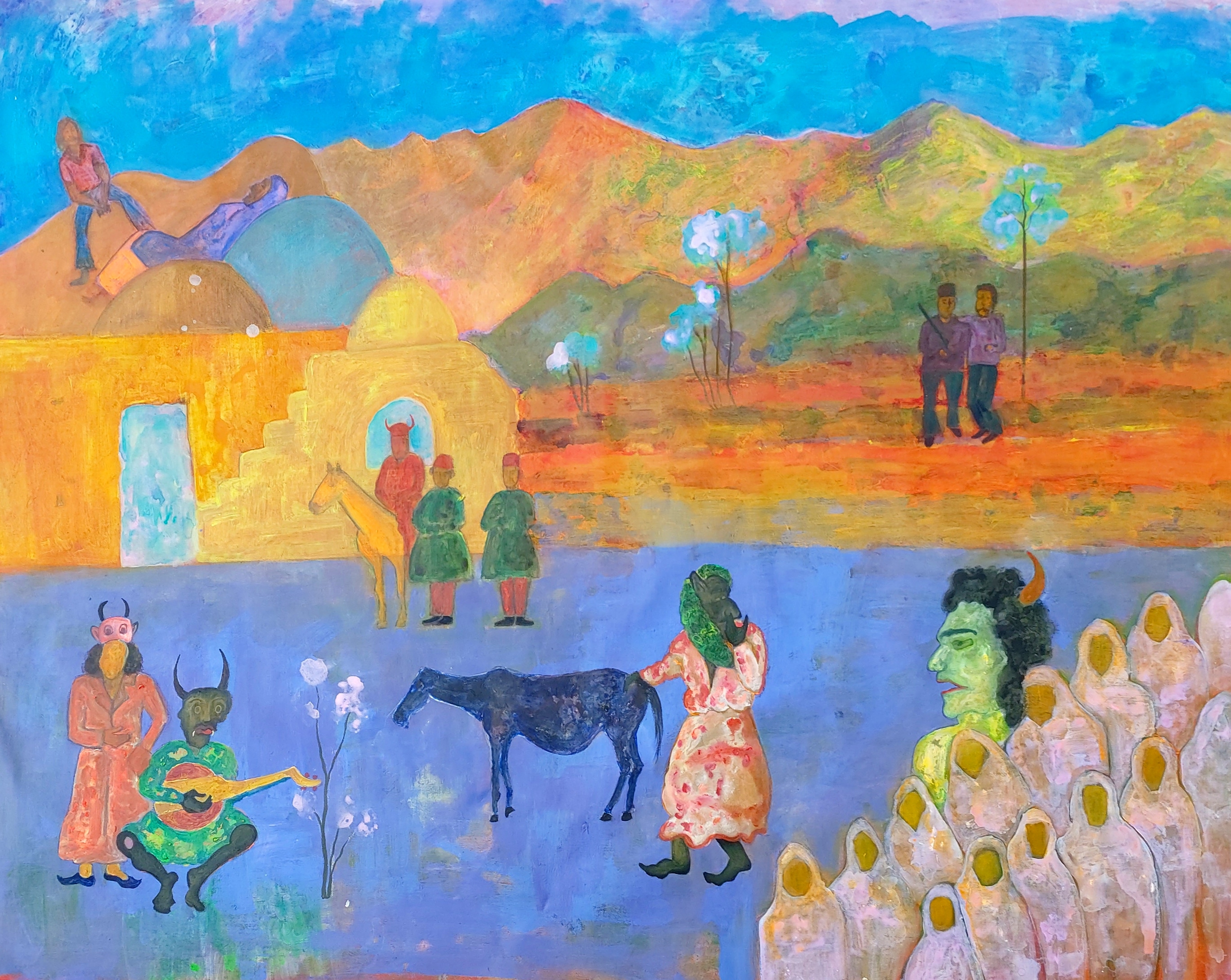 Artwork The dialogue of the demons by Fatemeh Farahani Artwork The dialogue of the demons by Fatemeh Farahani