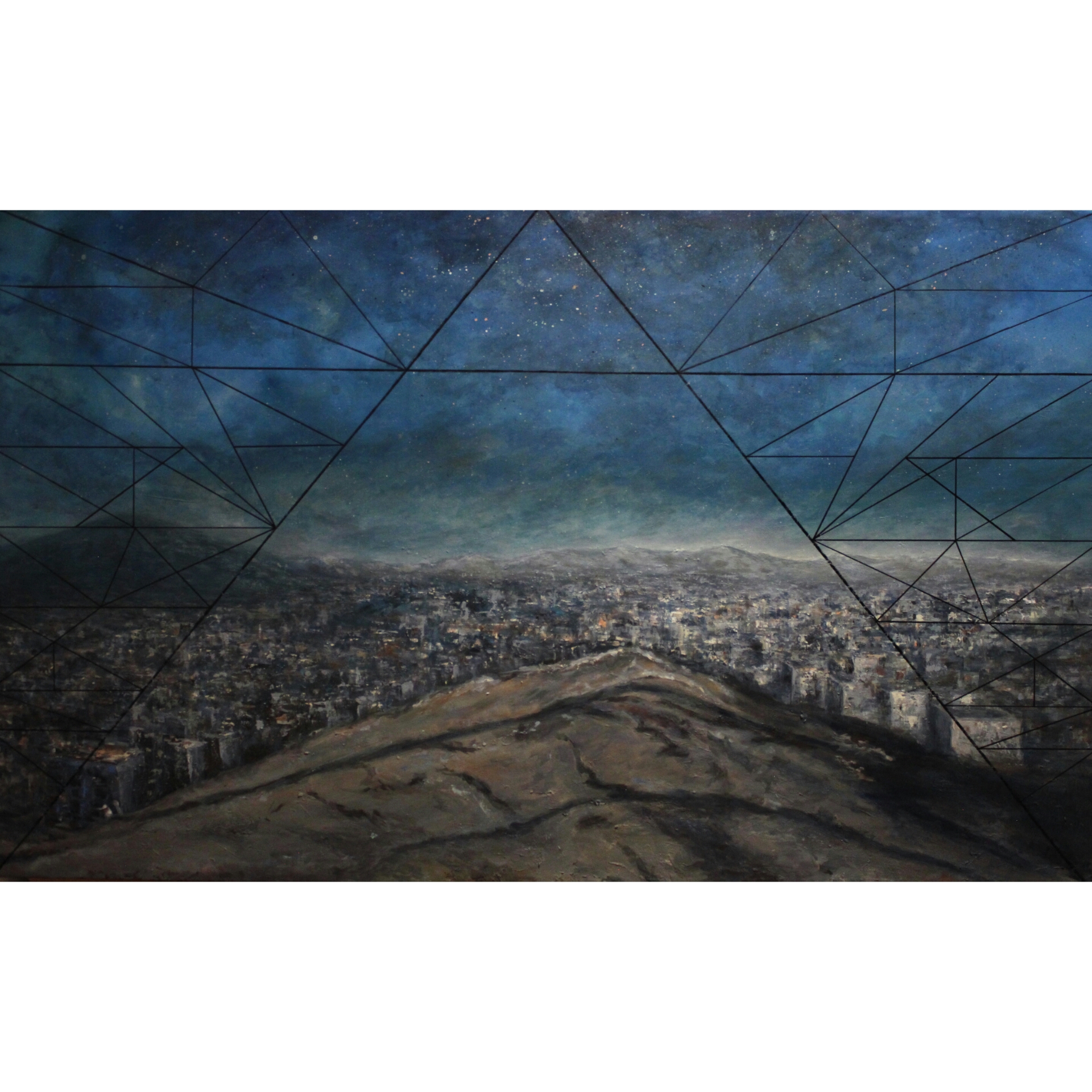 اثر Bridges in the sky از نسرین ریحانی منفرد اثر Bridges in the sky از نسرین ریحانی منفرد