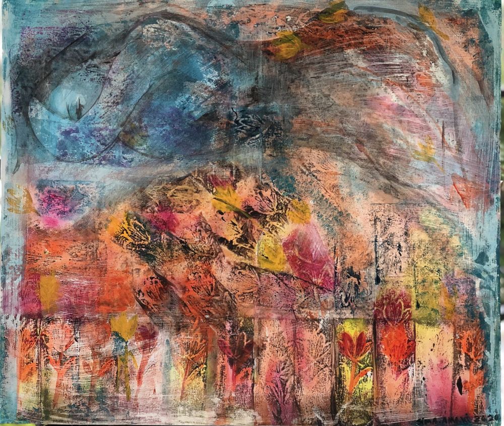 Artwork lotus by Sima Amani Artwork lotus by Sima Amani