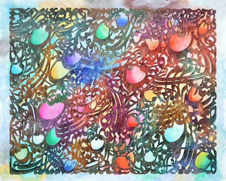 اثر بدون عنوان از محمود زنده رودی اثر بدون عنوان از محمود زنده رودی