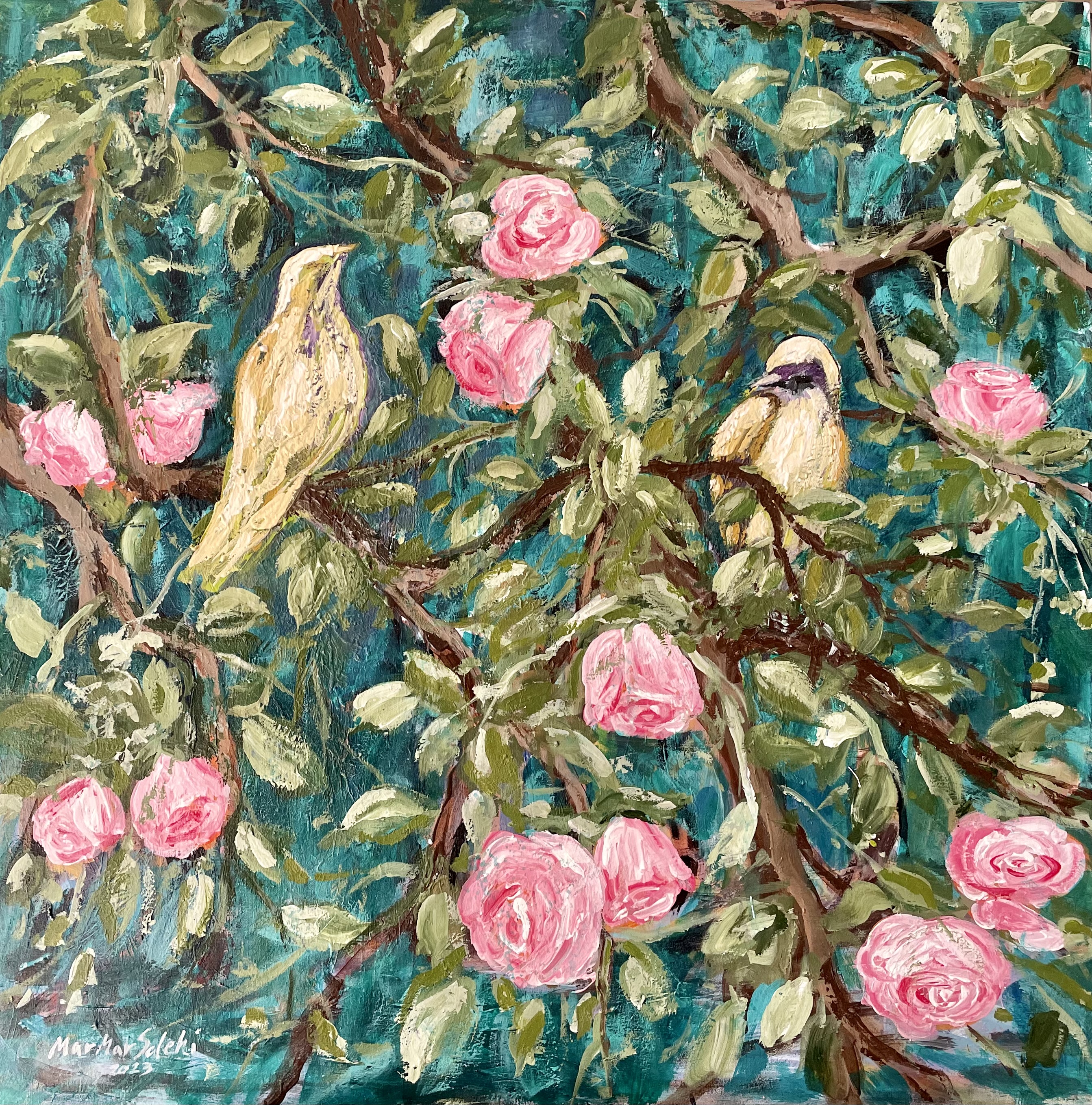 Artwork Oriental Blossom Garden by Marzieh Salehi Artwork Oriental Blossom Garden by Marzieh Salehi