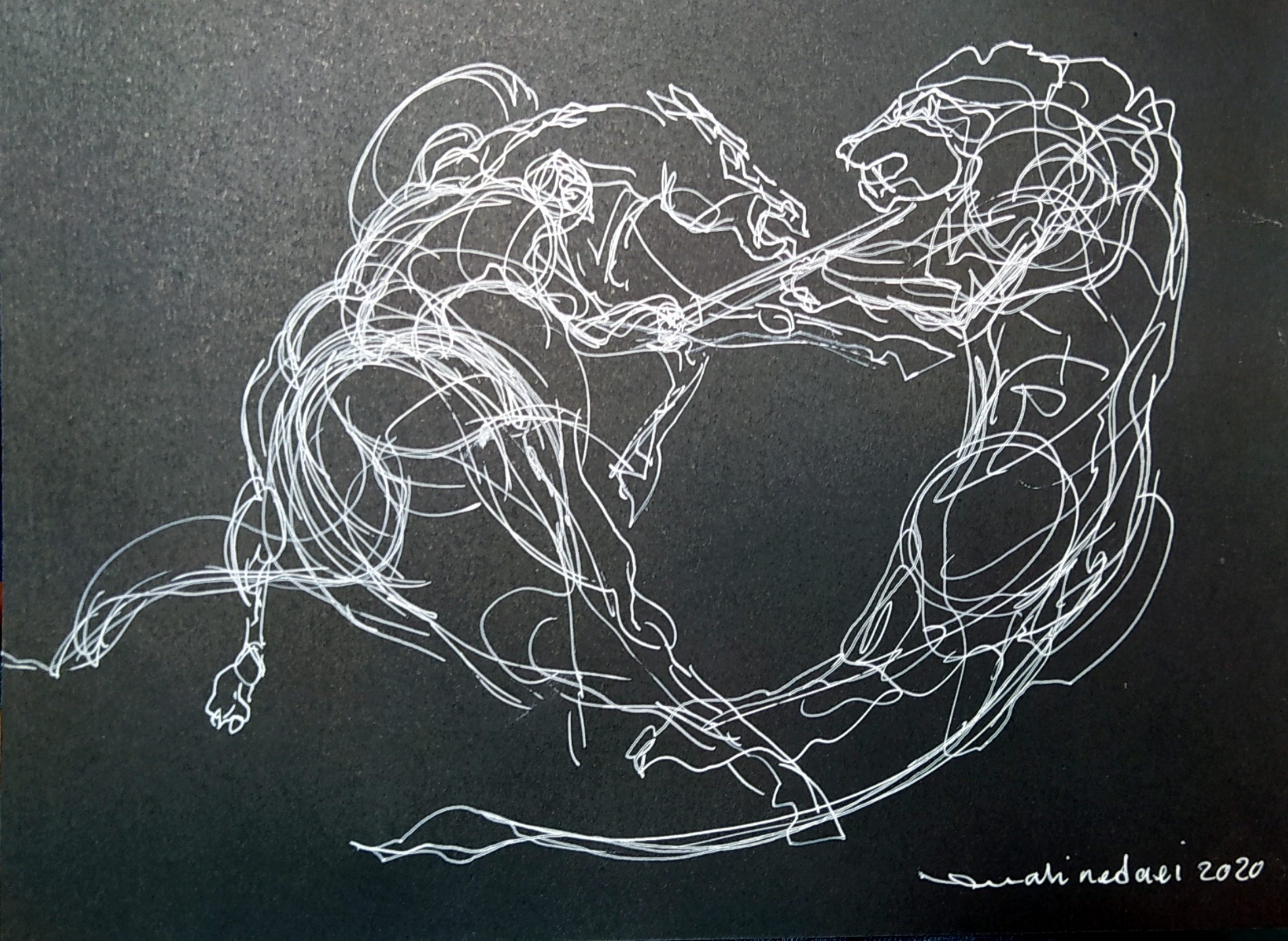 اثر بدون عنوان از علی ندایی اثر بدون عنوان از علی ندایی