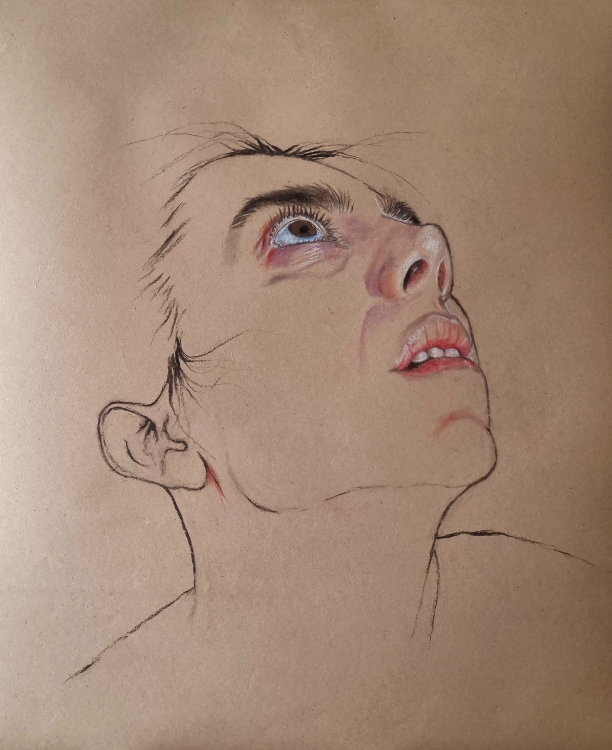 Artwork Self portrait 18 by sara moradi Artwork Self portrait 18 by sara moradi