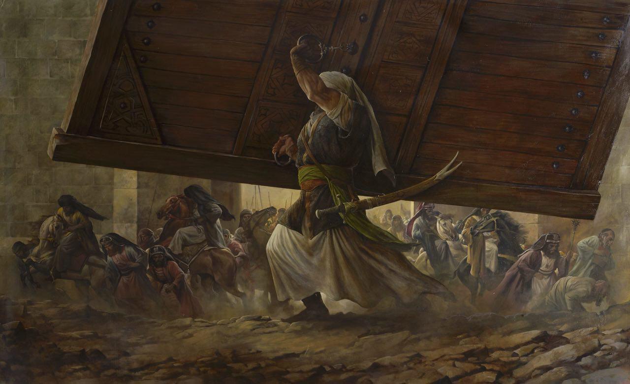 اثر فاتح خیبر از حسن روح الامین اثر فاتح خیبر از حسن روح الامین