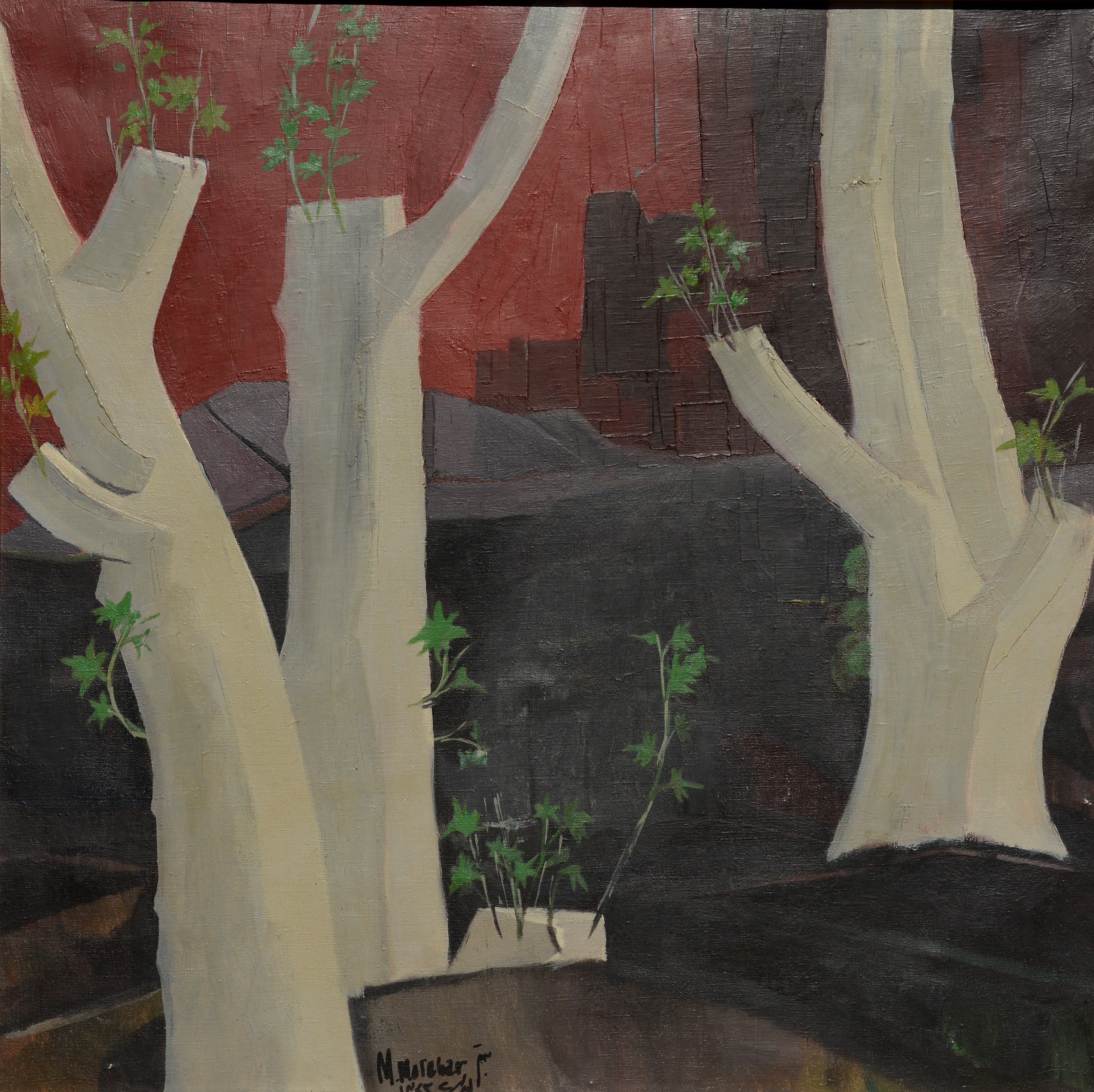 اثر بدون عنوان از منوچهر معتبر اثر بدون عنوان از منوچهر معتبر