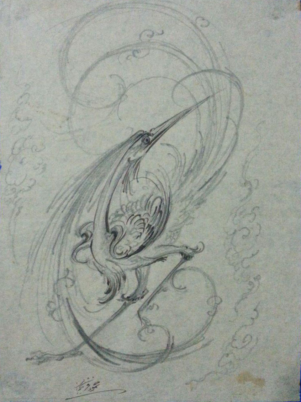 اثر بدون عنوان از محمود فرشچیان اثر بدون عنوان از محمود فرشچیان