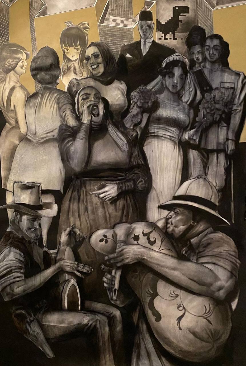 اثر بدون عنوان از حمید بهرامی اثر بدون عنوان از حمید بهرامی