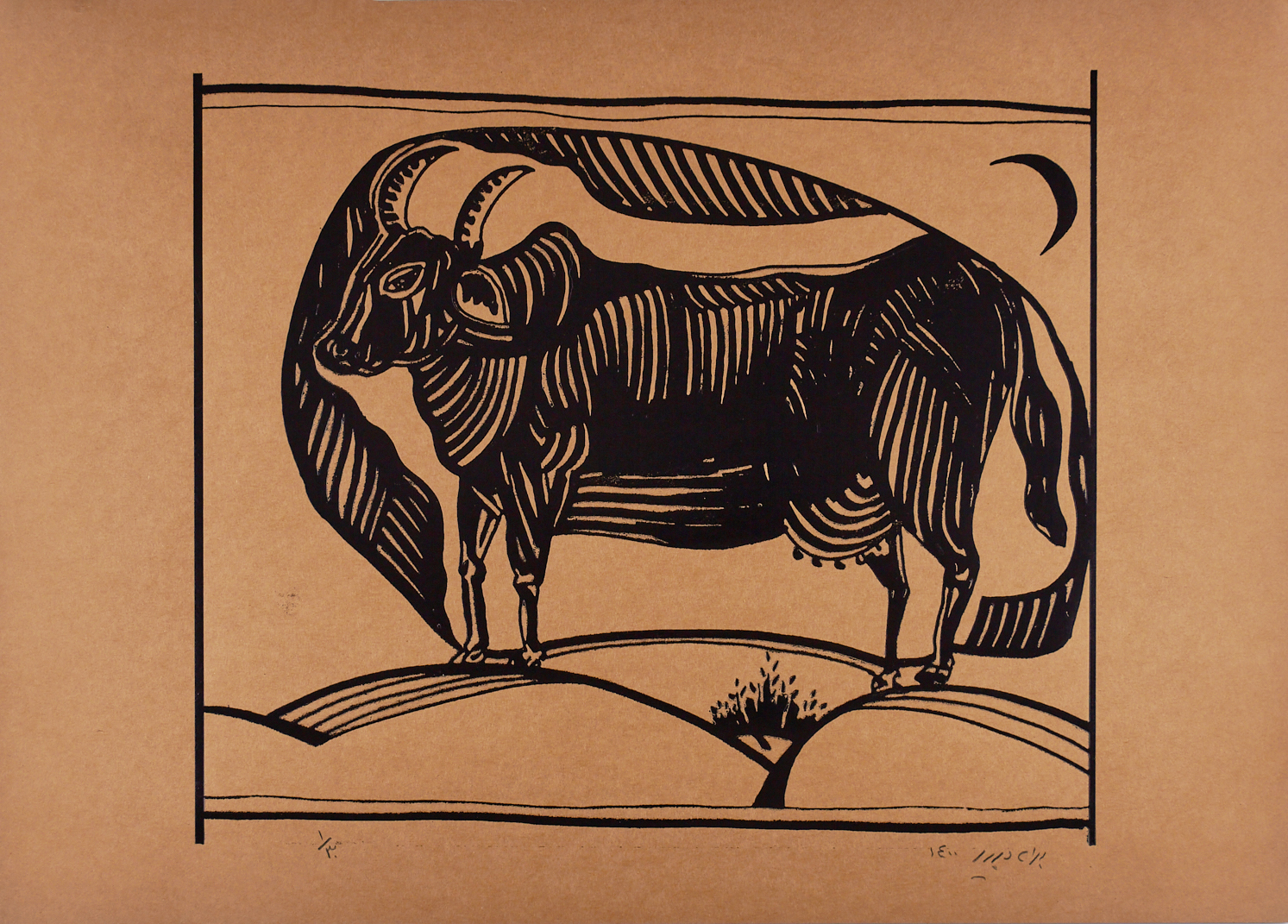 اثر کتیبههای عتیق: گاو از بهرام دبیری اثر کتیبههای عتیق: گاو از بهرام دبیری