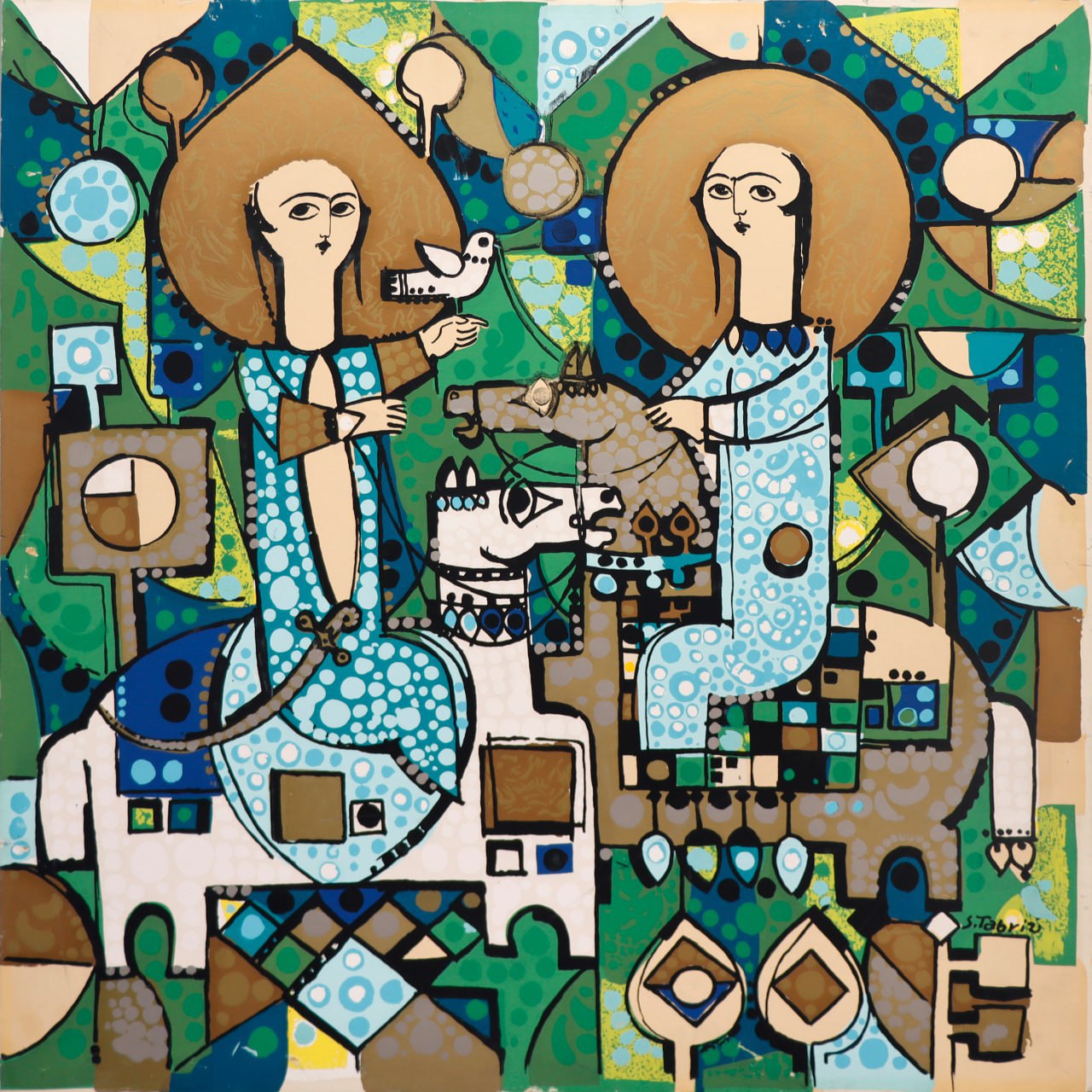 اثر بدون عنوان از صادق تبریزی اثر بدون عنوان از صادق تبریزی