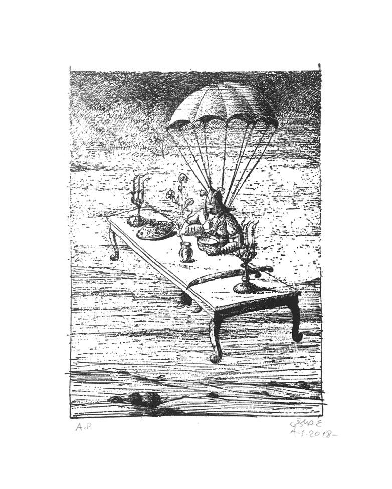 اثر بدون عنوان از علی اکبر صادقی اثر بدون عنوان از علی اکبر صادقی