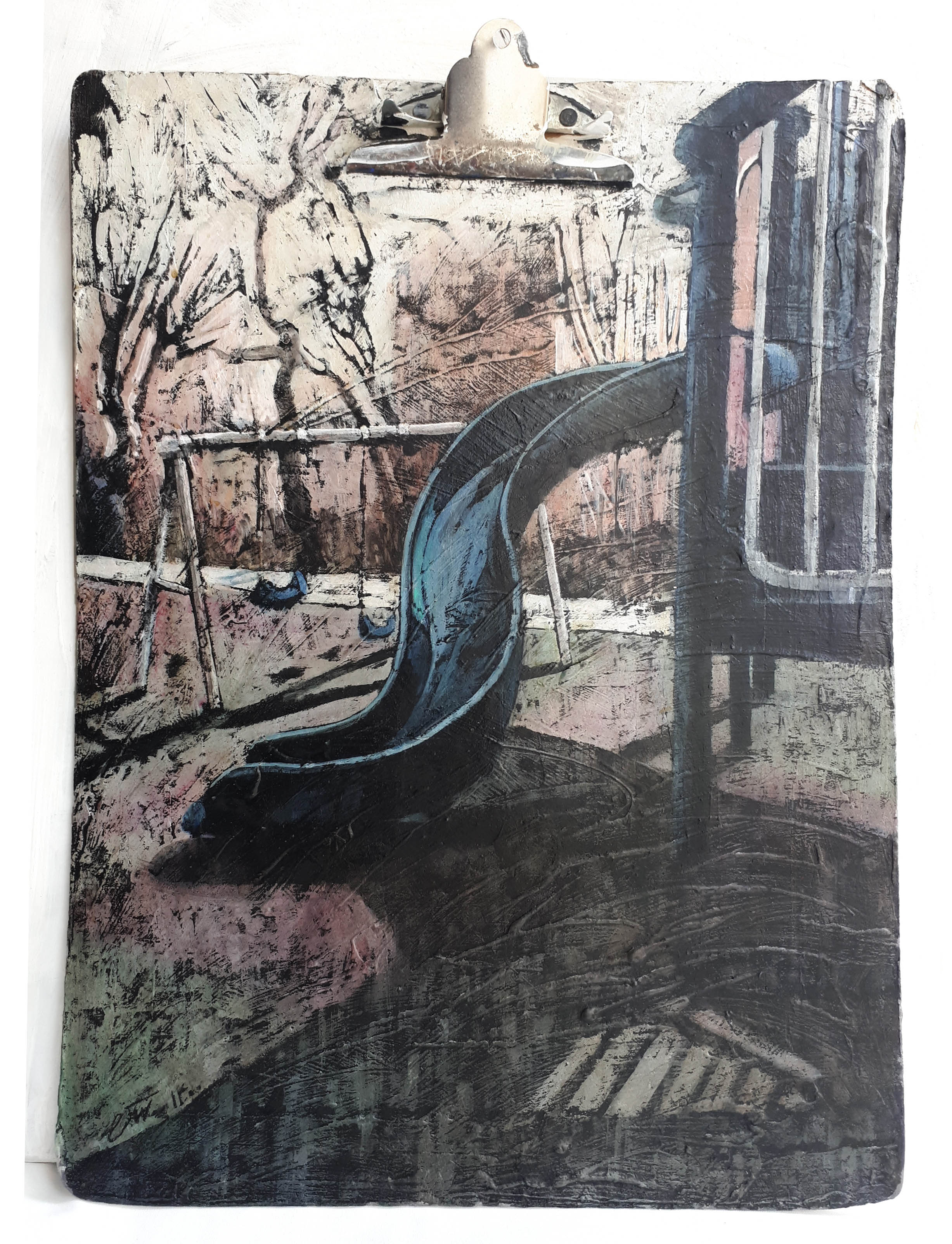 Artwork Blue Slide by marjan nemati Artwork Blue Slide by marjan nemati