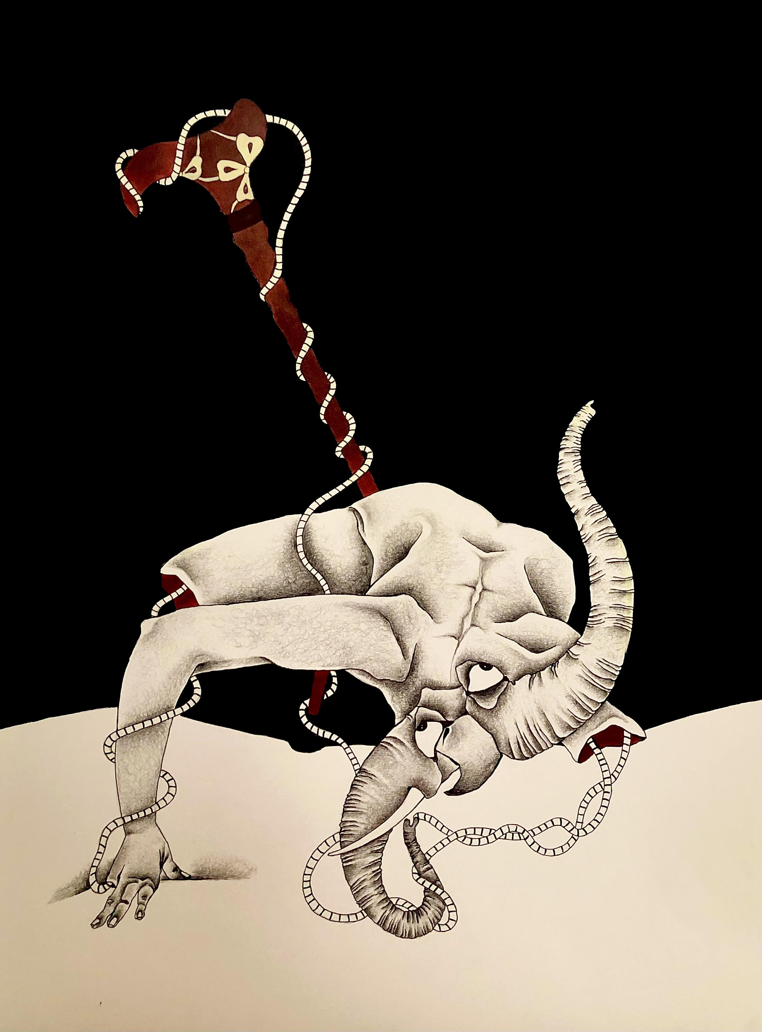 Artwork You have no friends by Banafsheh Farisabadi Artwork You have no friends by Banafsheh Farisabadi