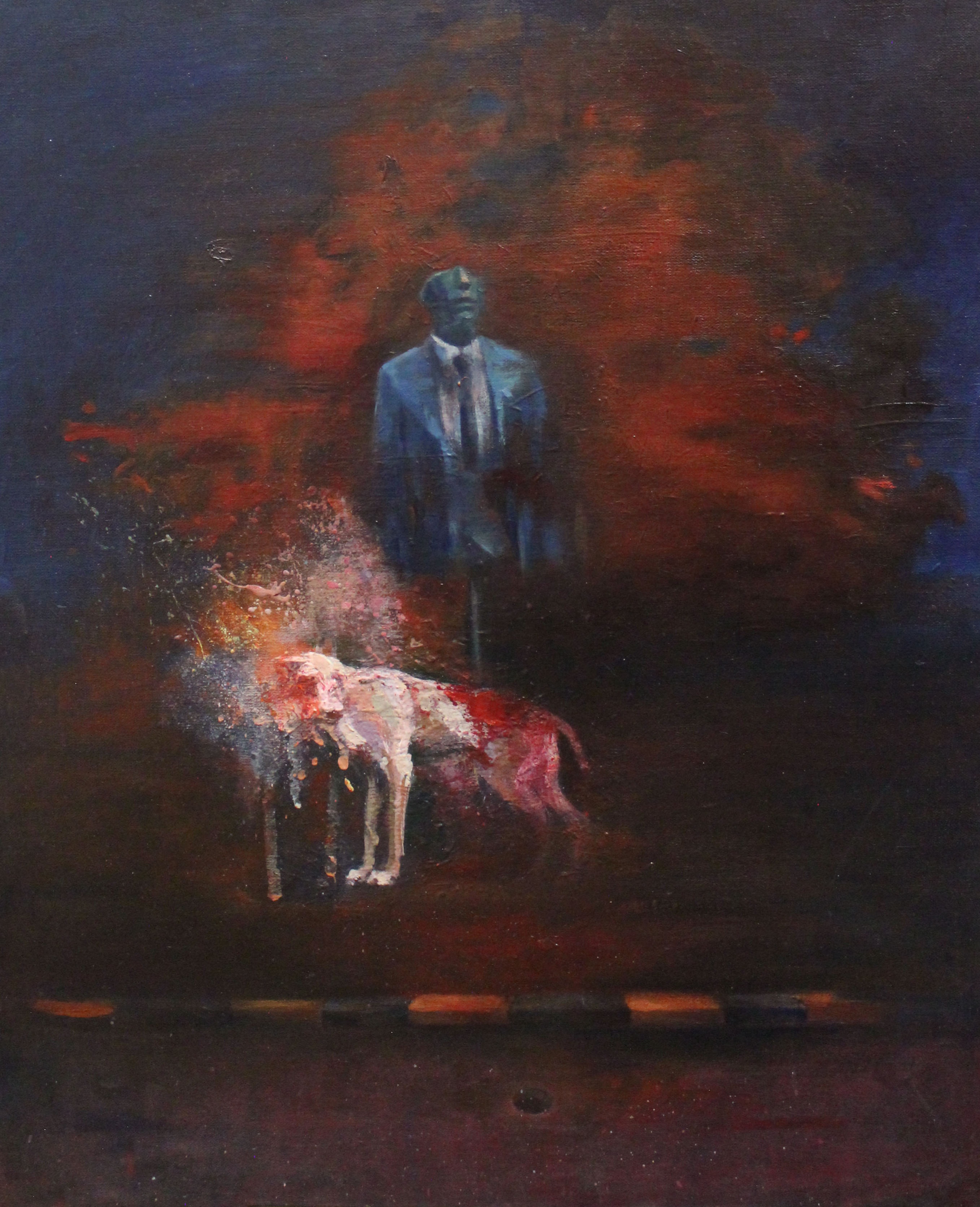 Artwork The road narrows on the left17 by Mina Ghahremani Artwork The road narrows on the left17 by Mina Ghahremani