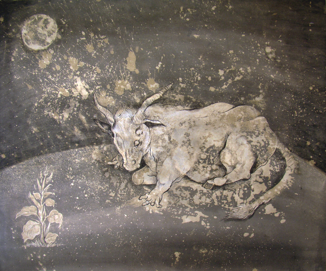 Artwork Uniquly Created Bull by Hamid Fam Artwork Uniquly Created Bull by Hamid Fam