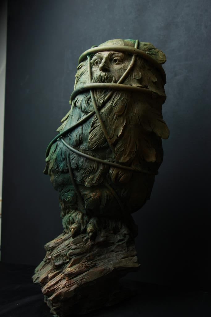 The owl | | But Original Artwork The owl | | But Original Artwork