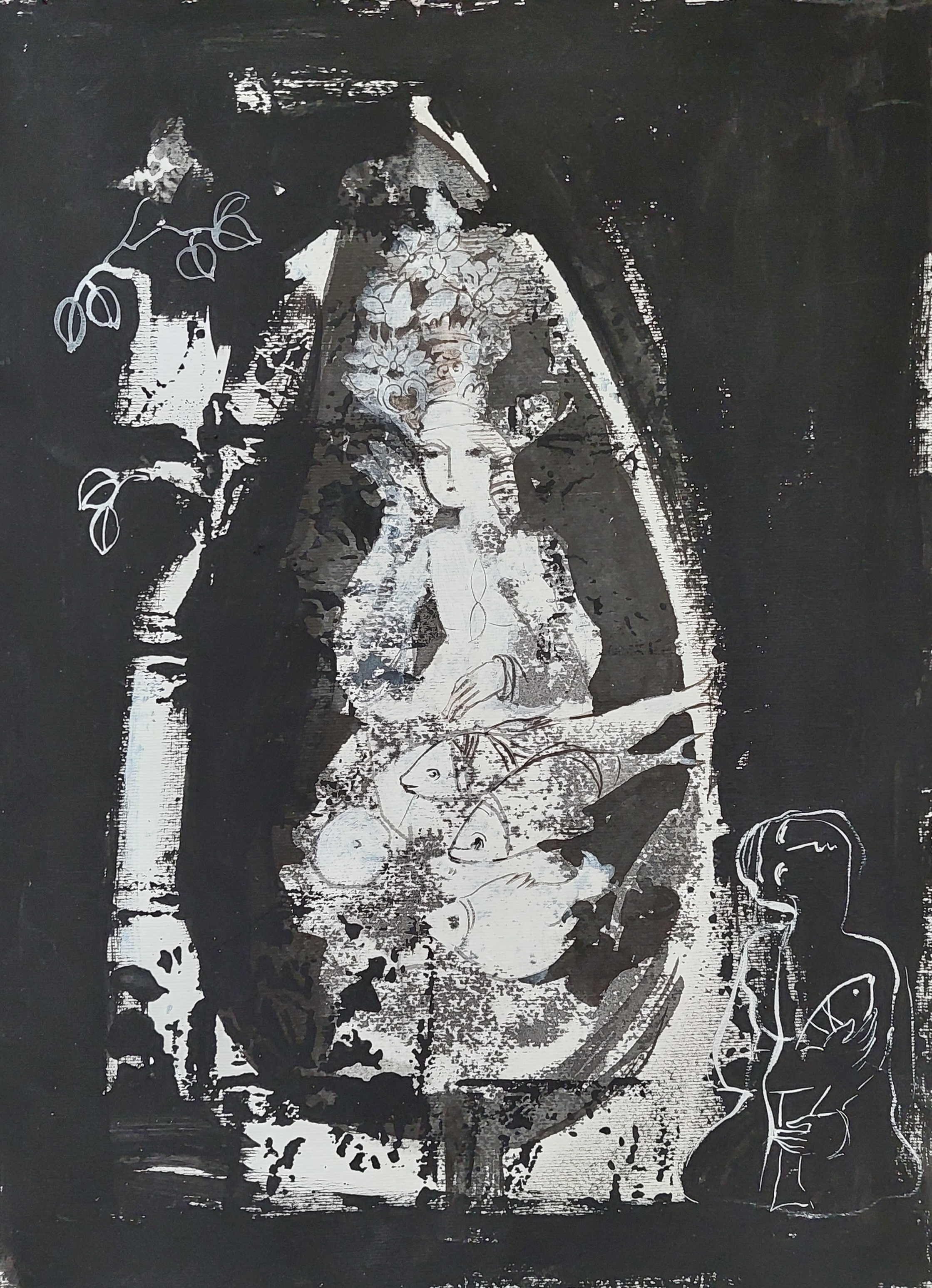 Artwork In the middle by Nasrin Mahmoodi Nobar Artwork In the middle by Nasrin Mahmoodi Nobar