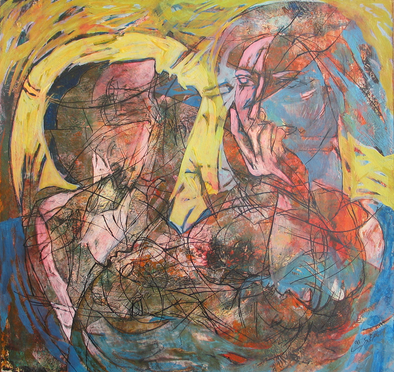 اثر بدون عنوان ۵ از ناصر محمدی اثر بدون عنوان ۵ از ناصر محمدی