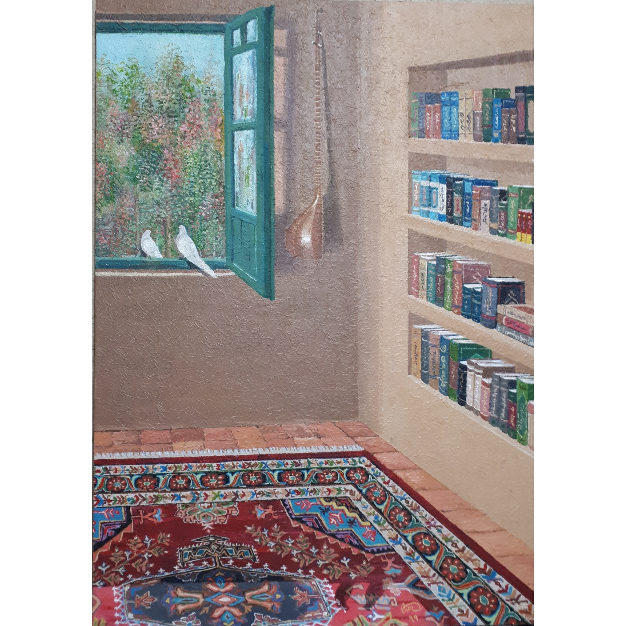 Artwork Fathrrs house by Shamsolah Saedi Artwork Fathrrs house by Shamsolah Saedi