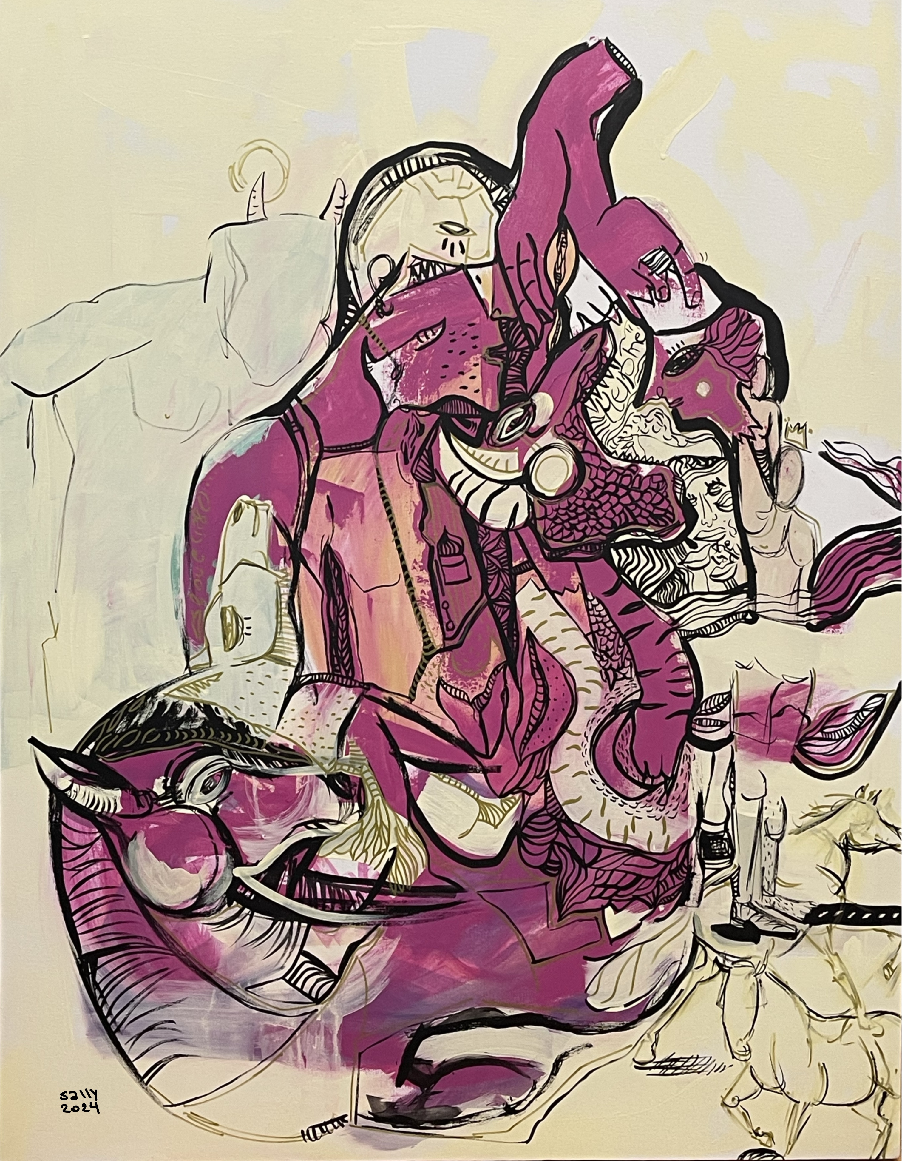 Artwork Quarrel by Saloomeh Golnaraghi Artwork Quarrel by Saloomeh Golnaraghi