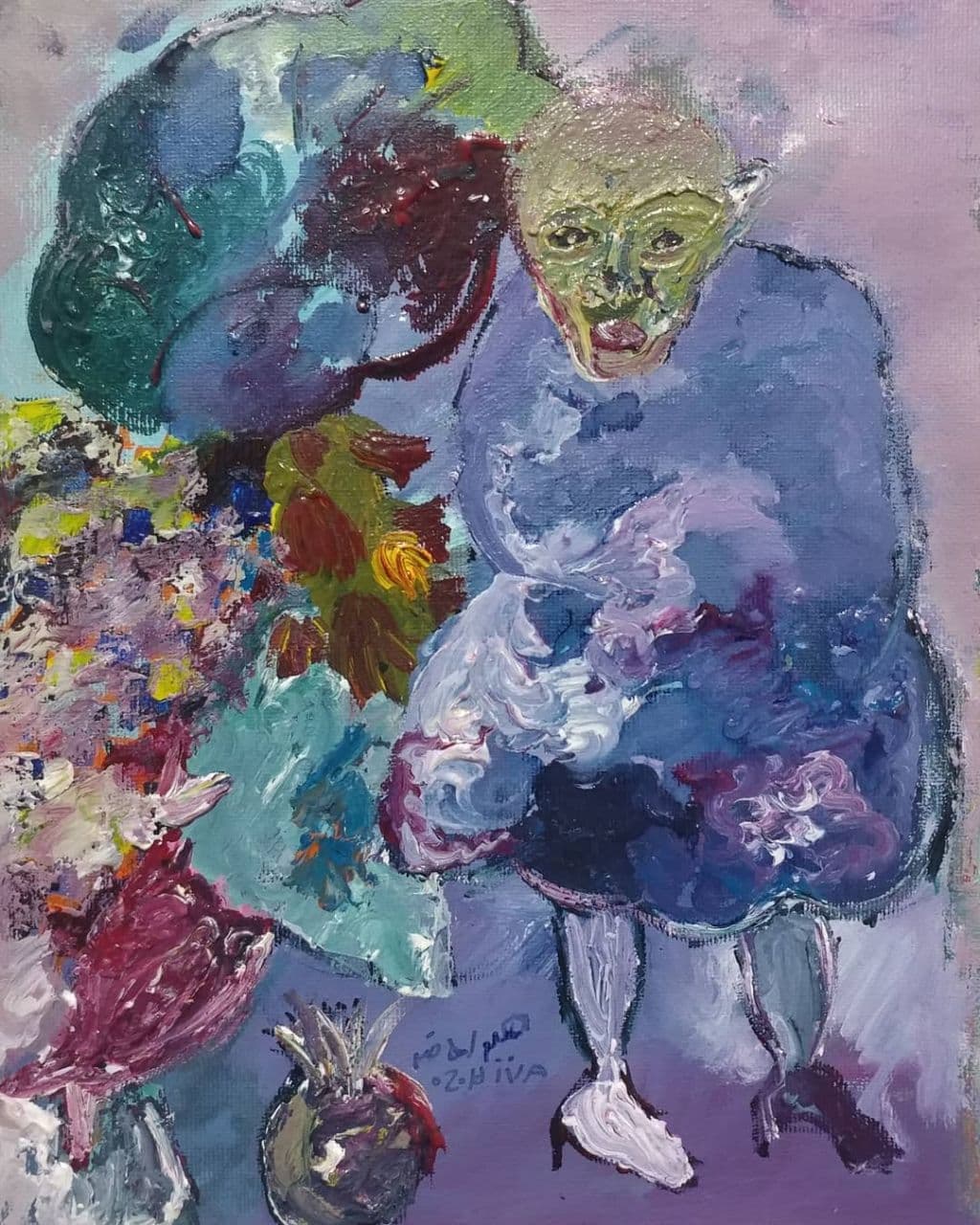 اثر بدون عنوان از هیوا معاضد اثر بدون عنوان از هیوا معاضد