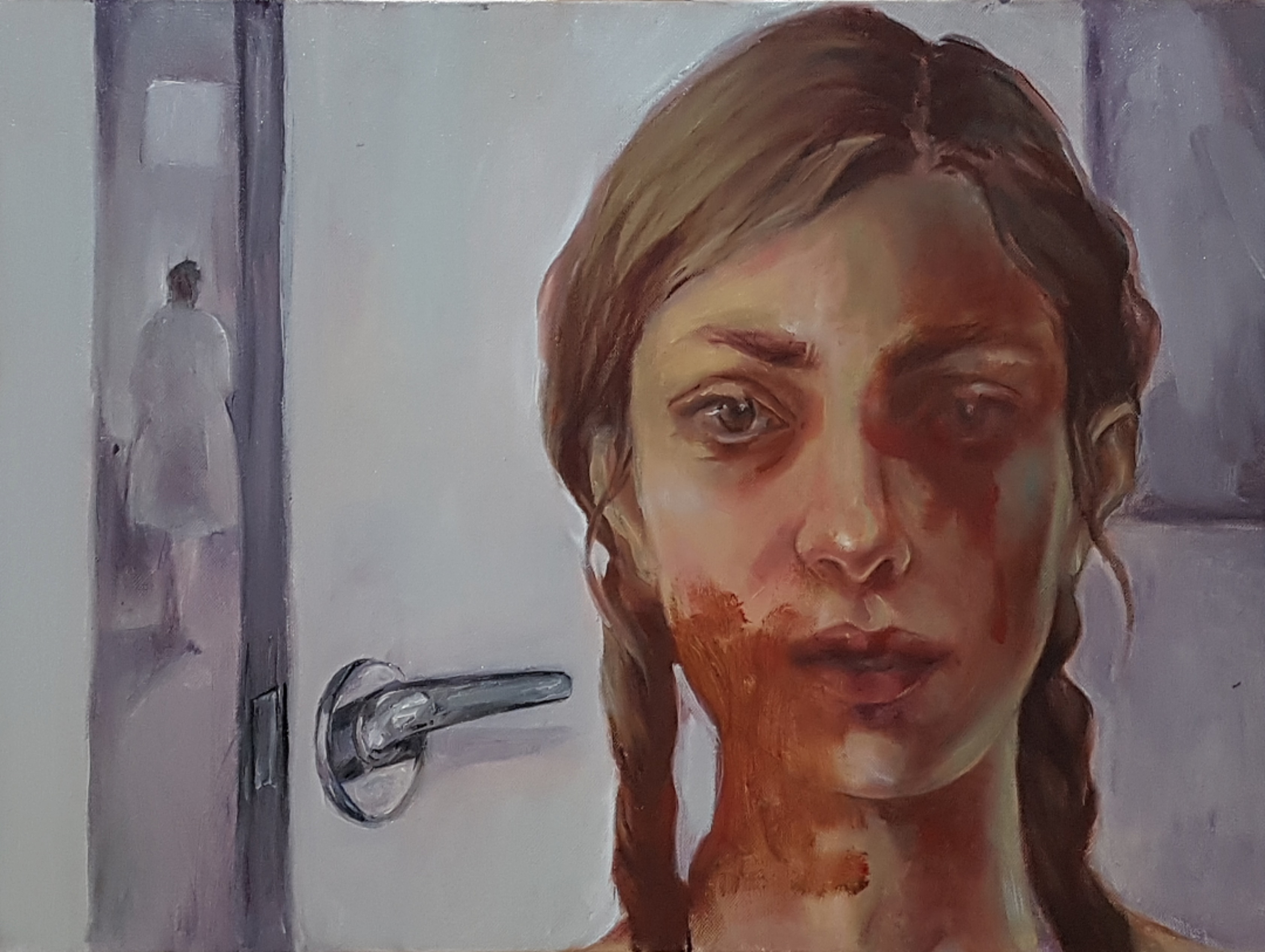 Artwork Face to face ,No 1 by hadis alipour Artwork Face to face ,No 1 by hadis alipour