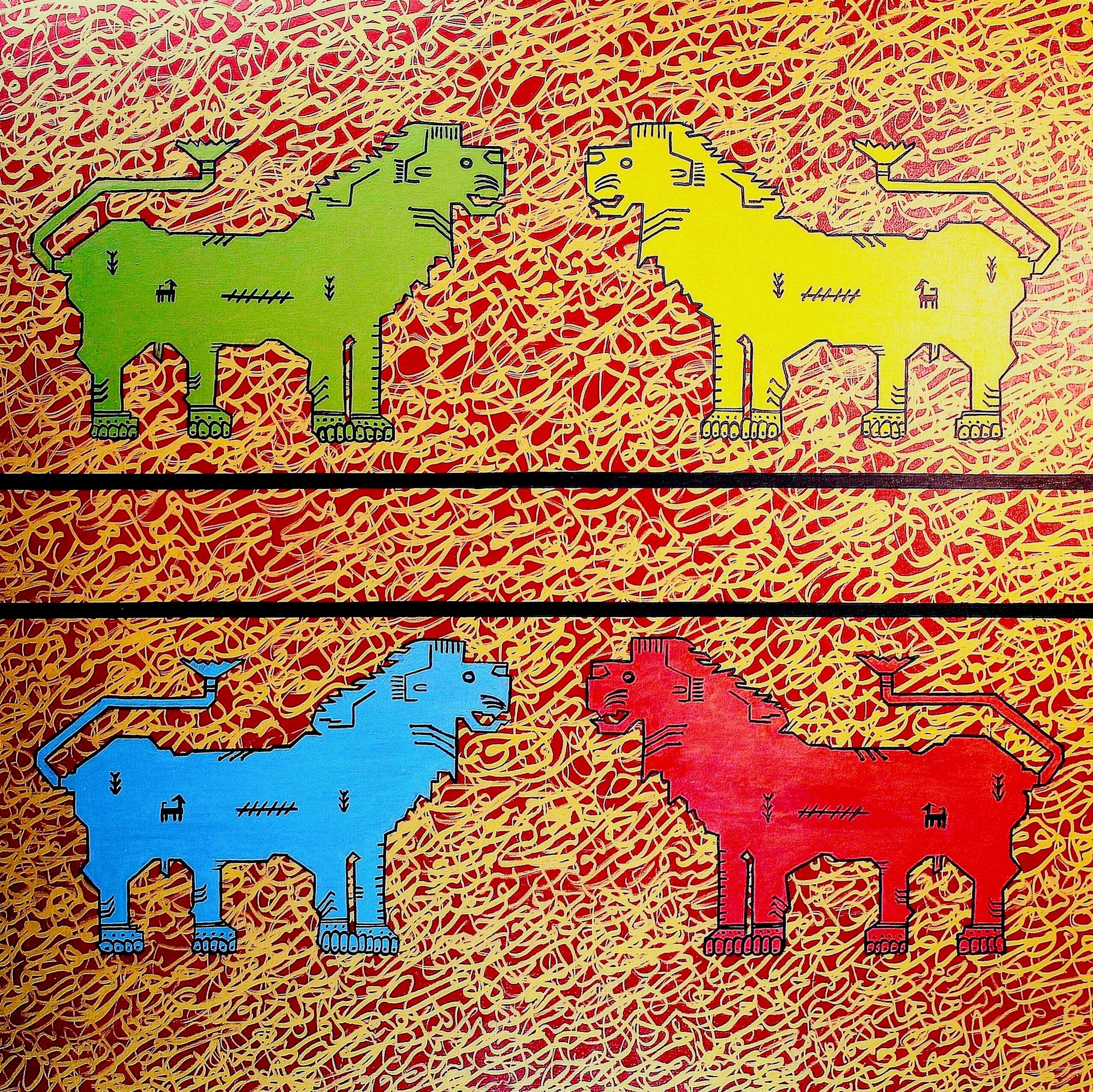 اثر از مجموعه درهم تافتگی چهار از محمدباقر آذرکیا اثر از مجموعه درهم تافتگی چهار از محمدباقر آذرکیا