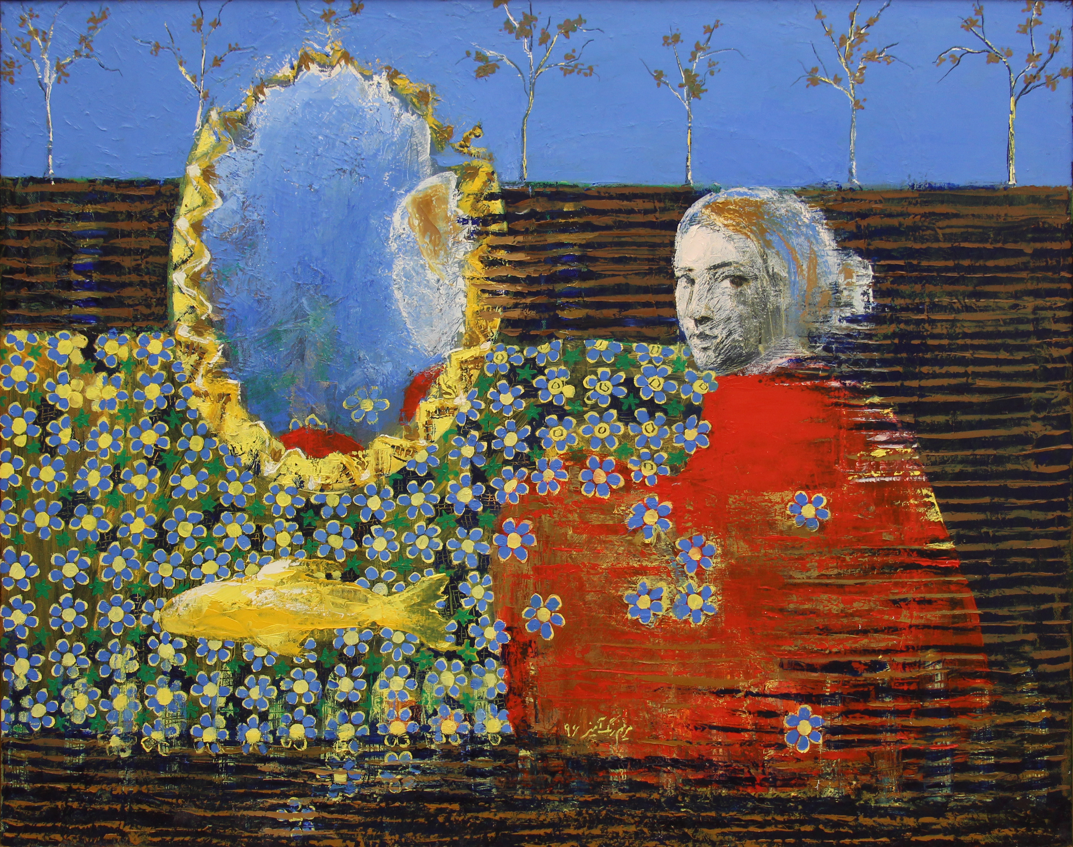 اثر بدون نام سه دو از مریم رنگ آمیز اثر بدون نام سه دو از مریم رنگ آمیز