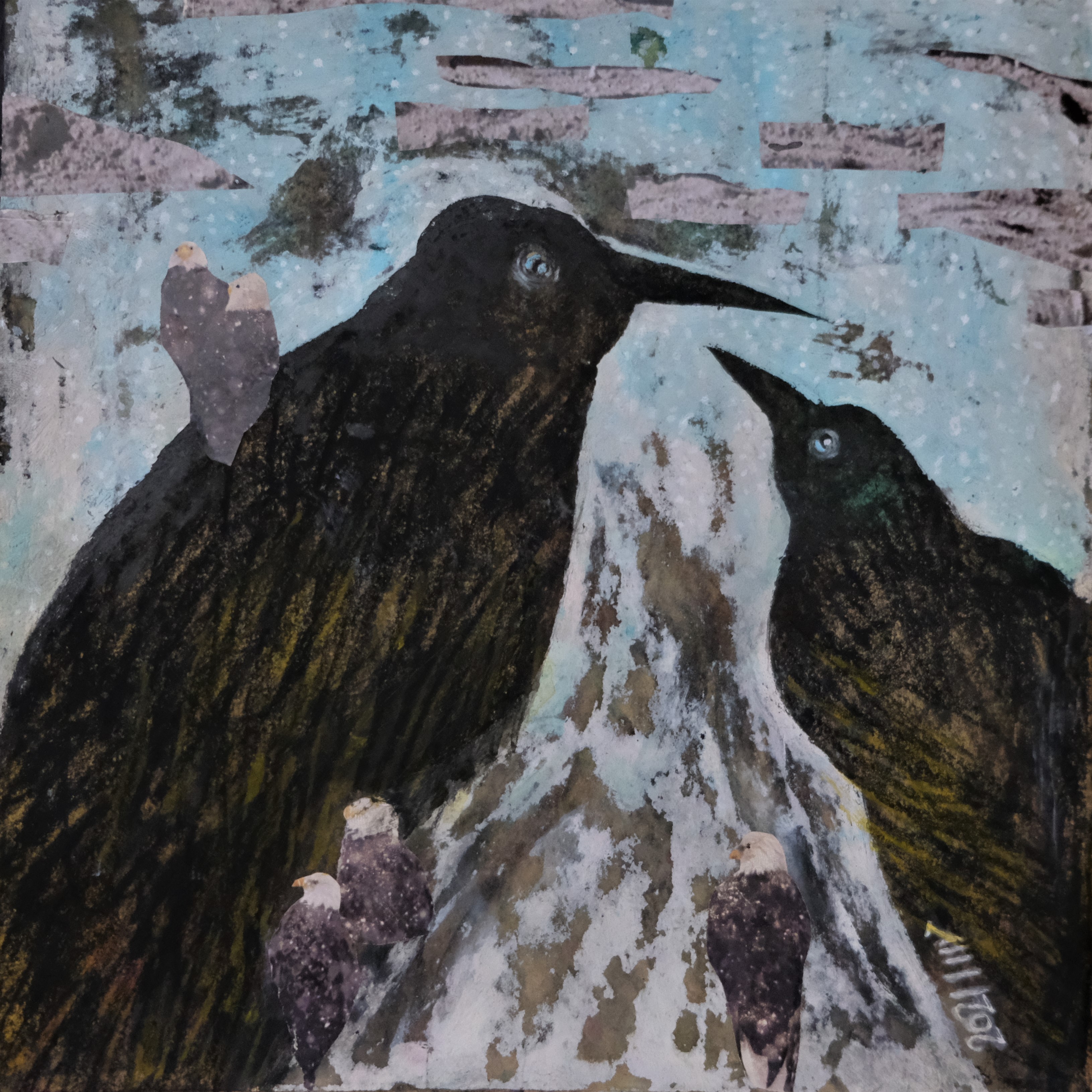 اثر پرندگان کوهستان از مهسا کریمی اثر پرندگان کوهستان از مهسا کریمی