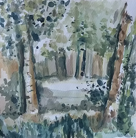 Artwork Green nature two by fatemeh aghakabiri Artwork Green nature two by fatemeh aghakabiri