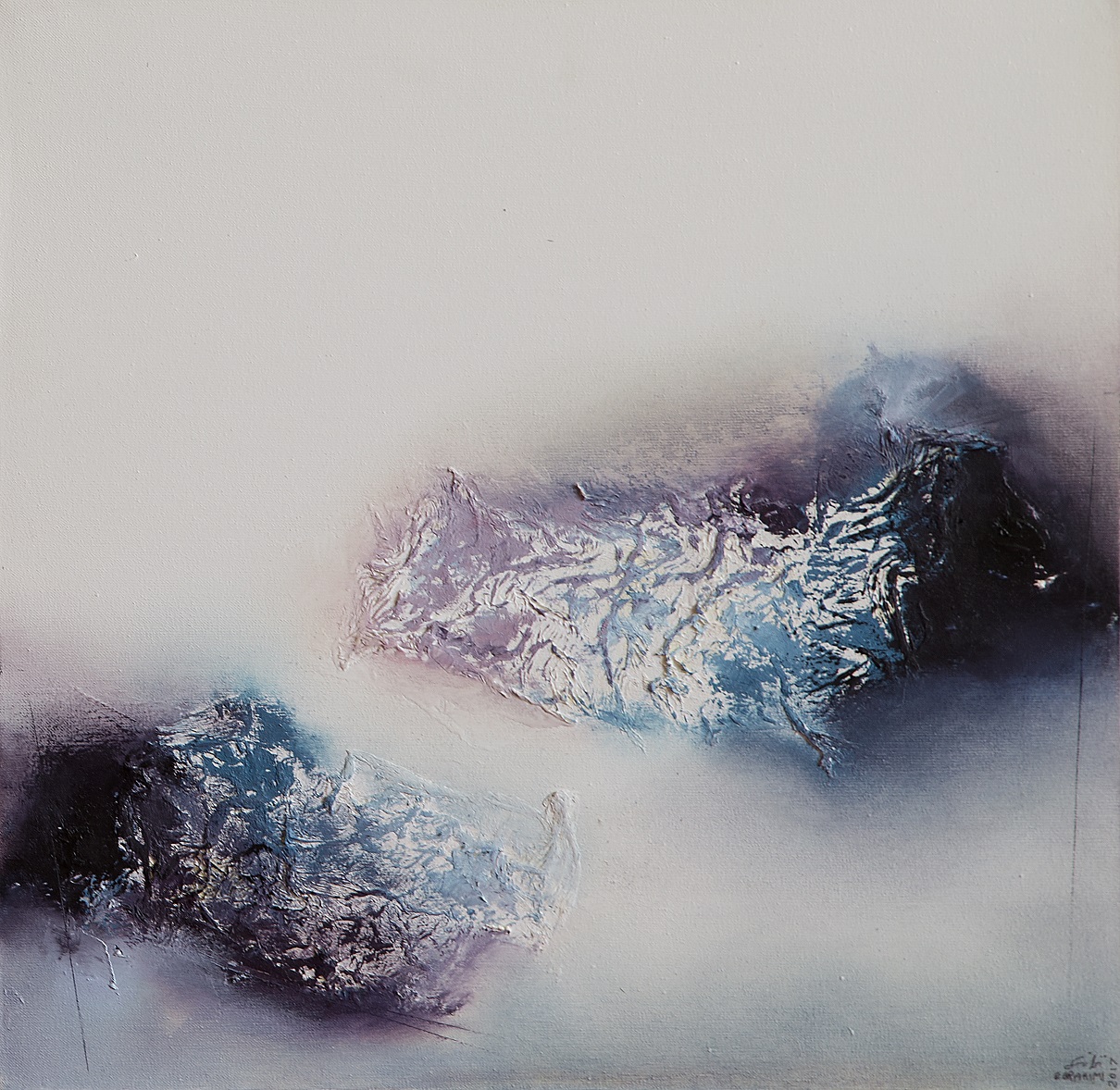 اثر بدون عنوان آبی دو از ترانه ابراهیمی اثر بدون عنوان آبی دو از ترانه ابراهیمی